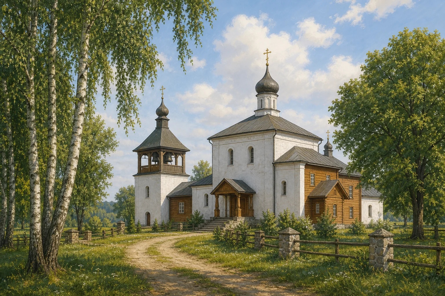 Монастырь, церковь Троицкая