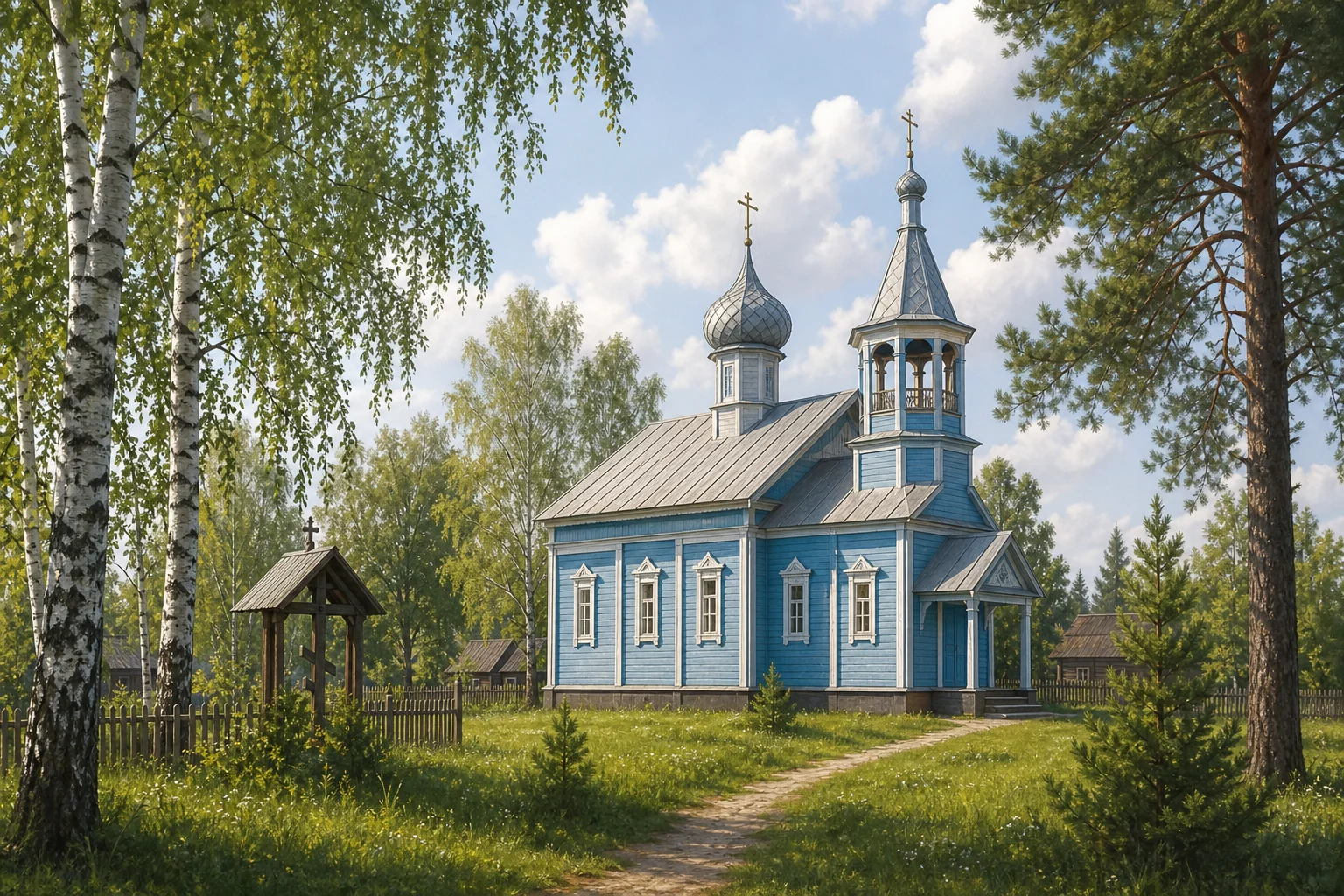 Неглюбка, церковь св. Николая (дерев.)