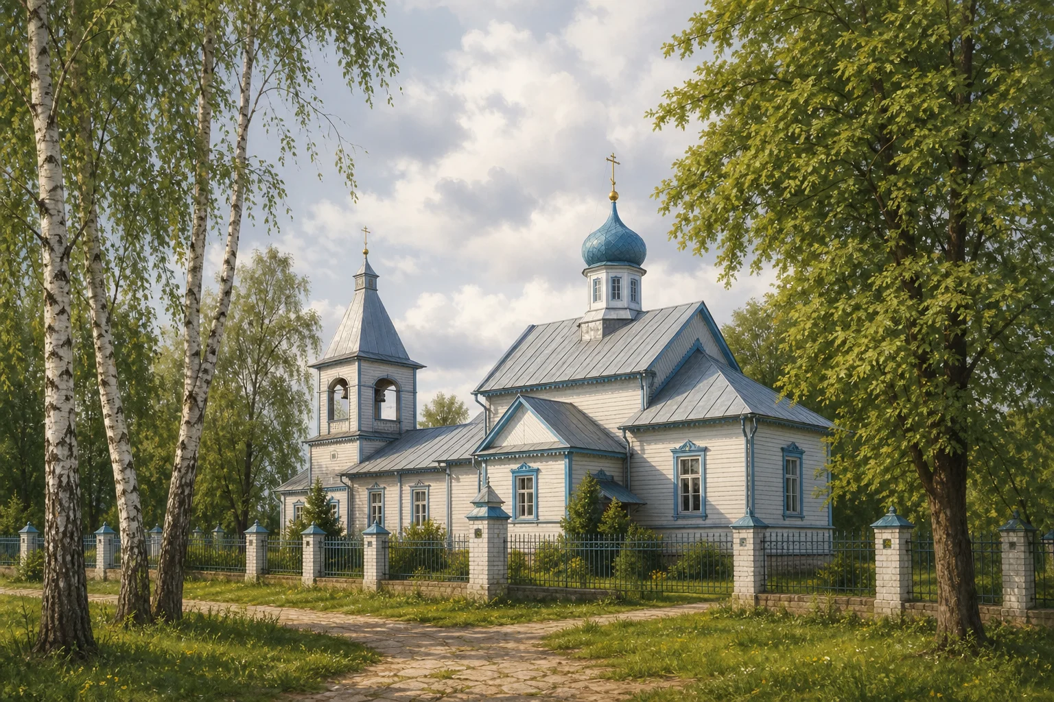 Негневичи. Церковь Казанской Божьей Матери