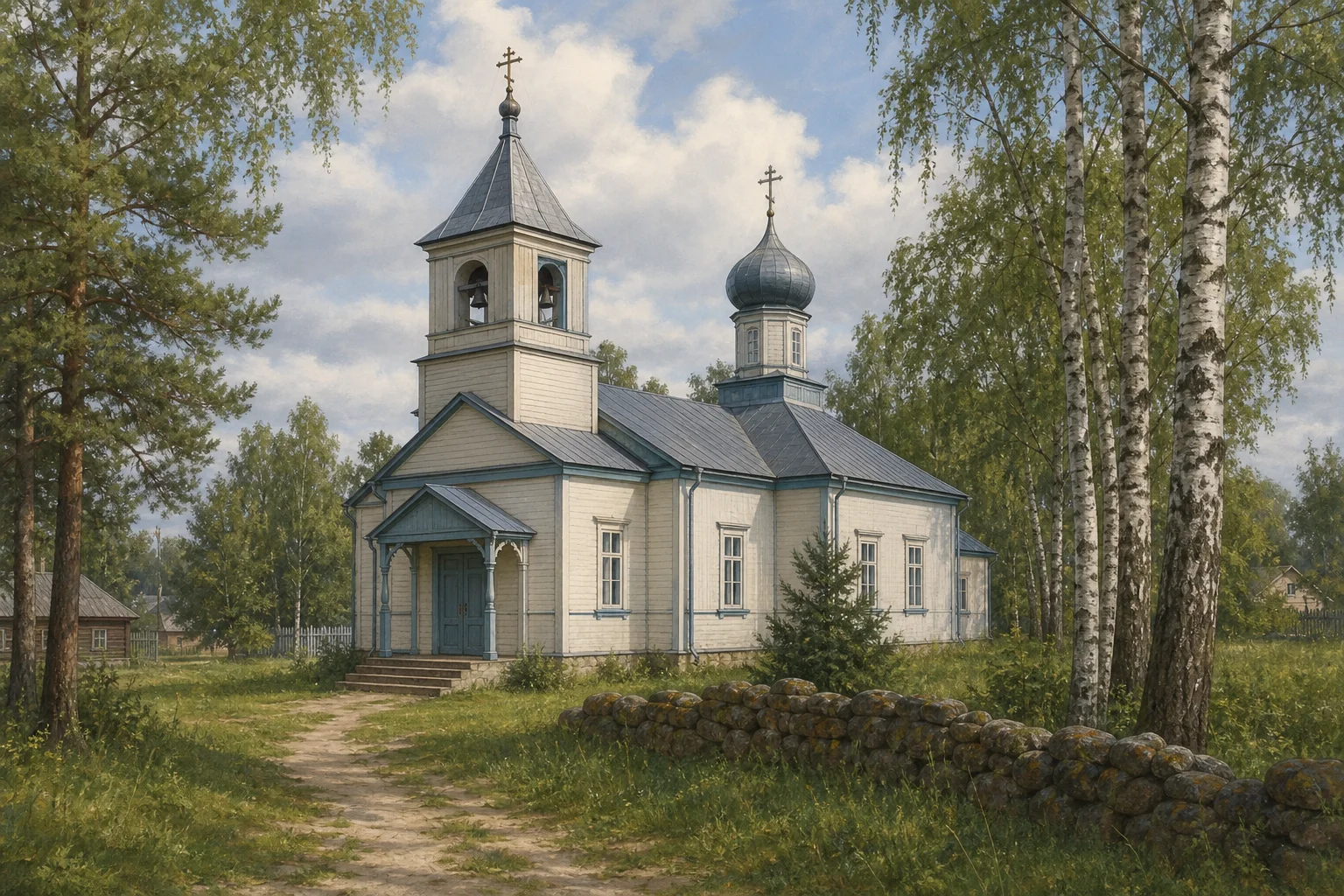Нивники, церковь старообрядческая Успенская (дерев.)