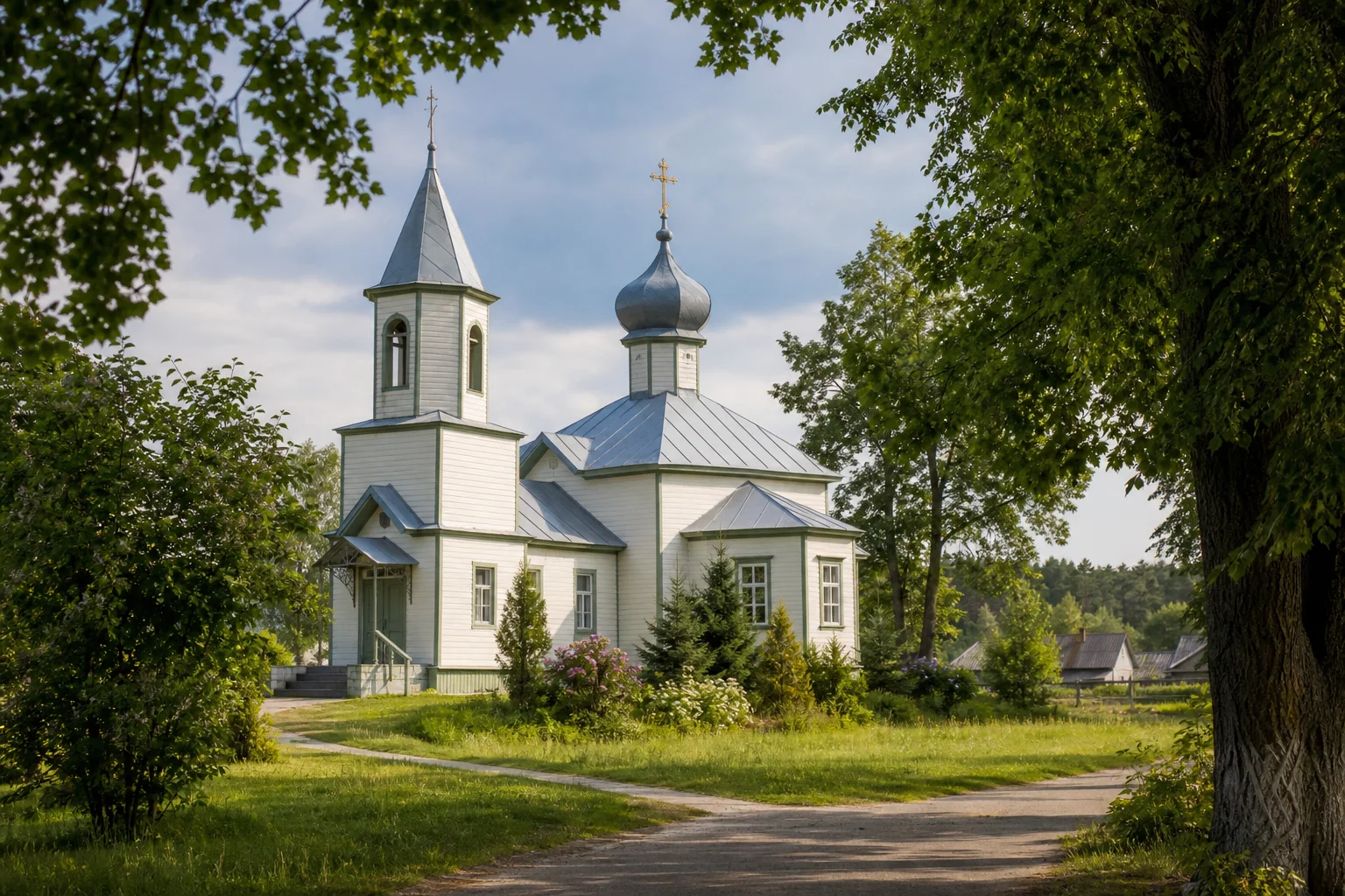 Новая Попина. Церковь Преображения Господня
