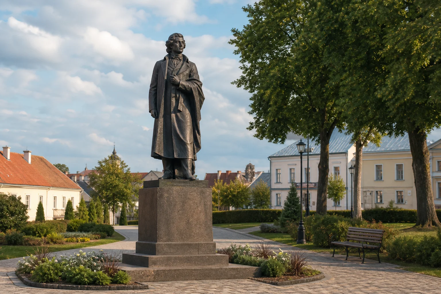 Новогрудок. Памятник Адаму Мицкевичу