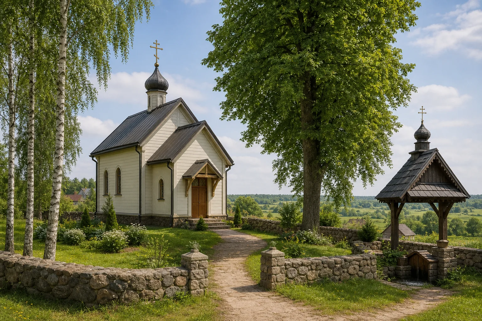 Новополье, усадьба: часовня-усыпальница (?) /сохр. частично/