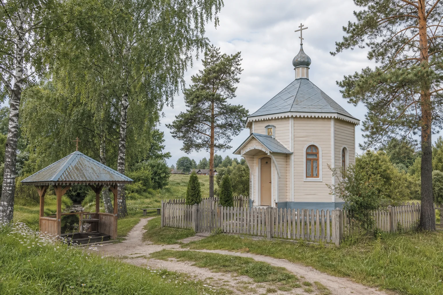 Ободовцы, часовня придорожная