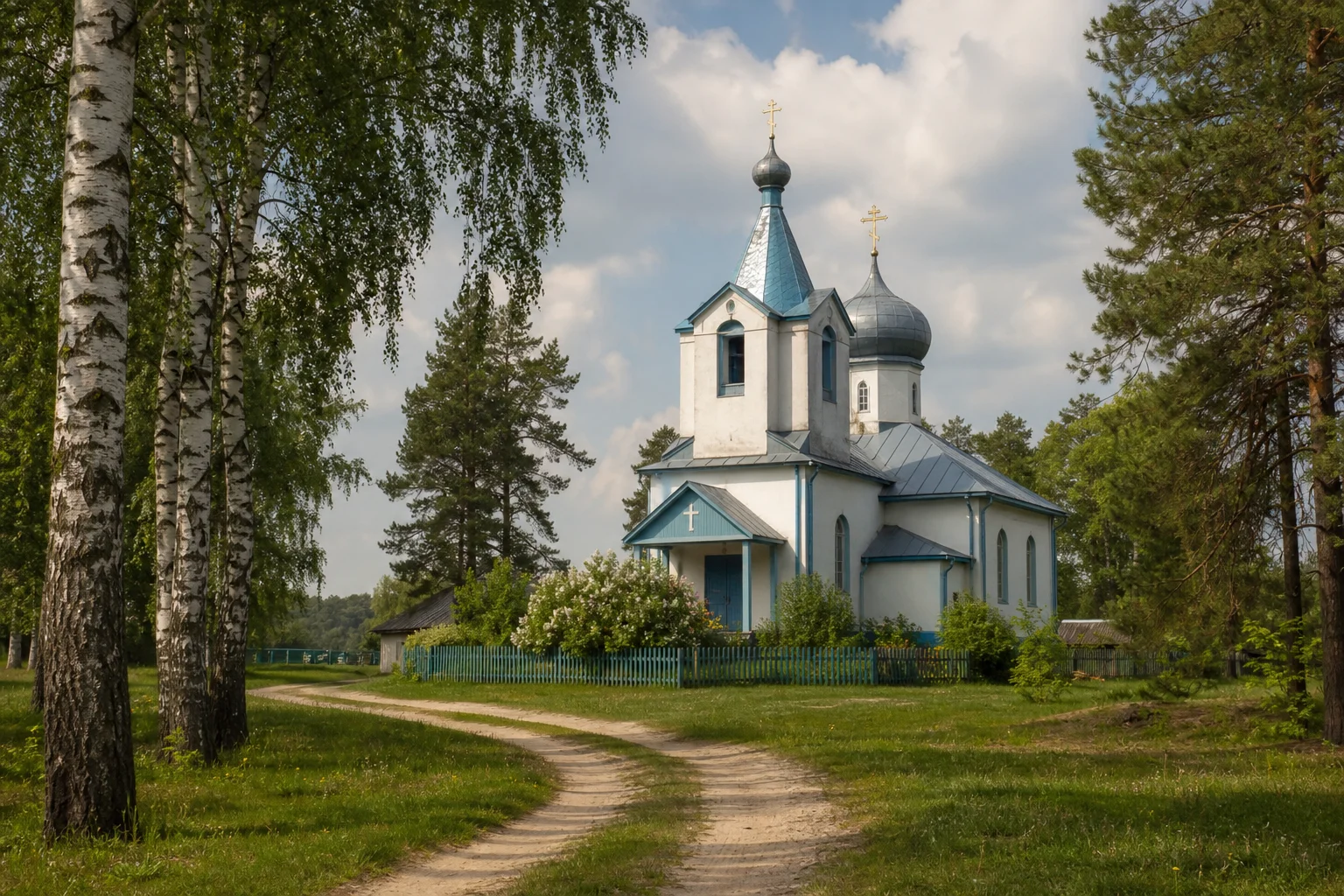 Охово, церковь Крестовоздвиженская (дерев.)
