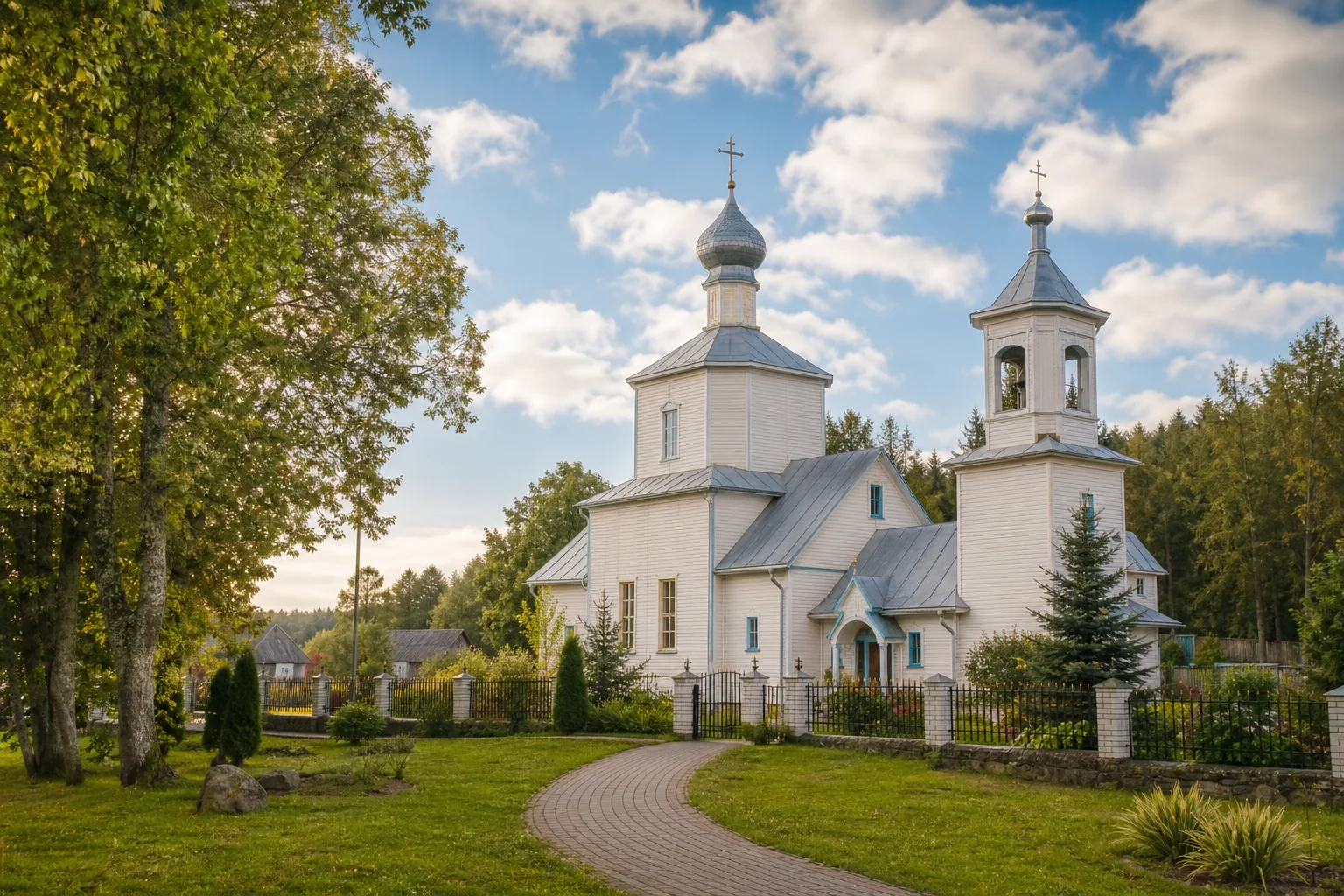 Охово. Церковь Воздвижения Креста Господня