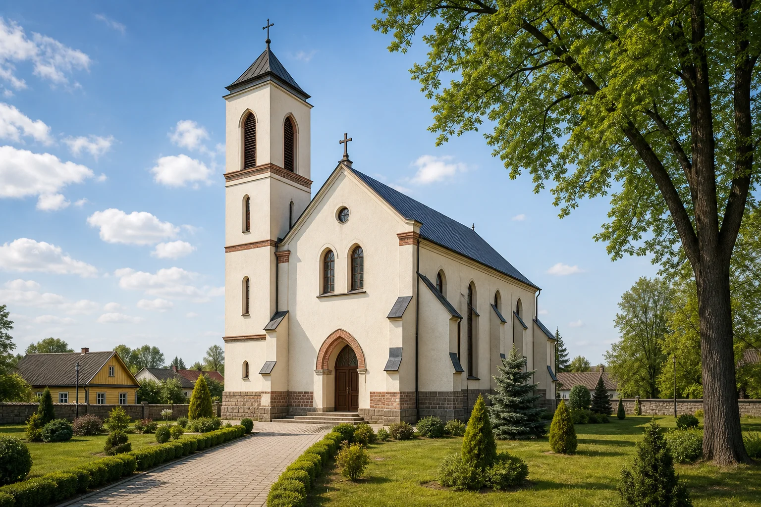 Октябрьский, костел св. Михаила Архангела