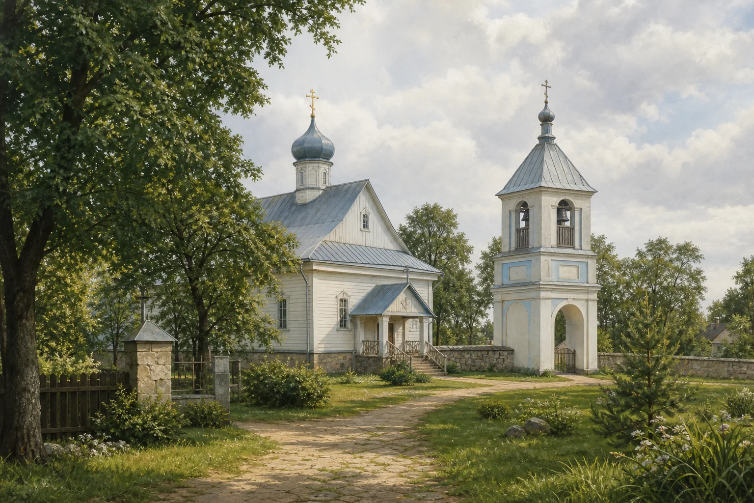 Опечки, брама-колокольня