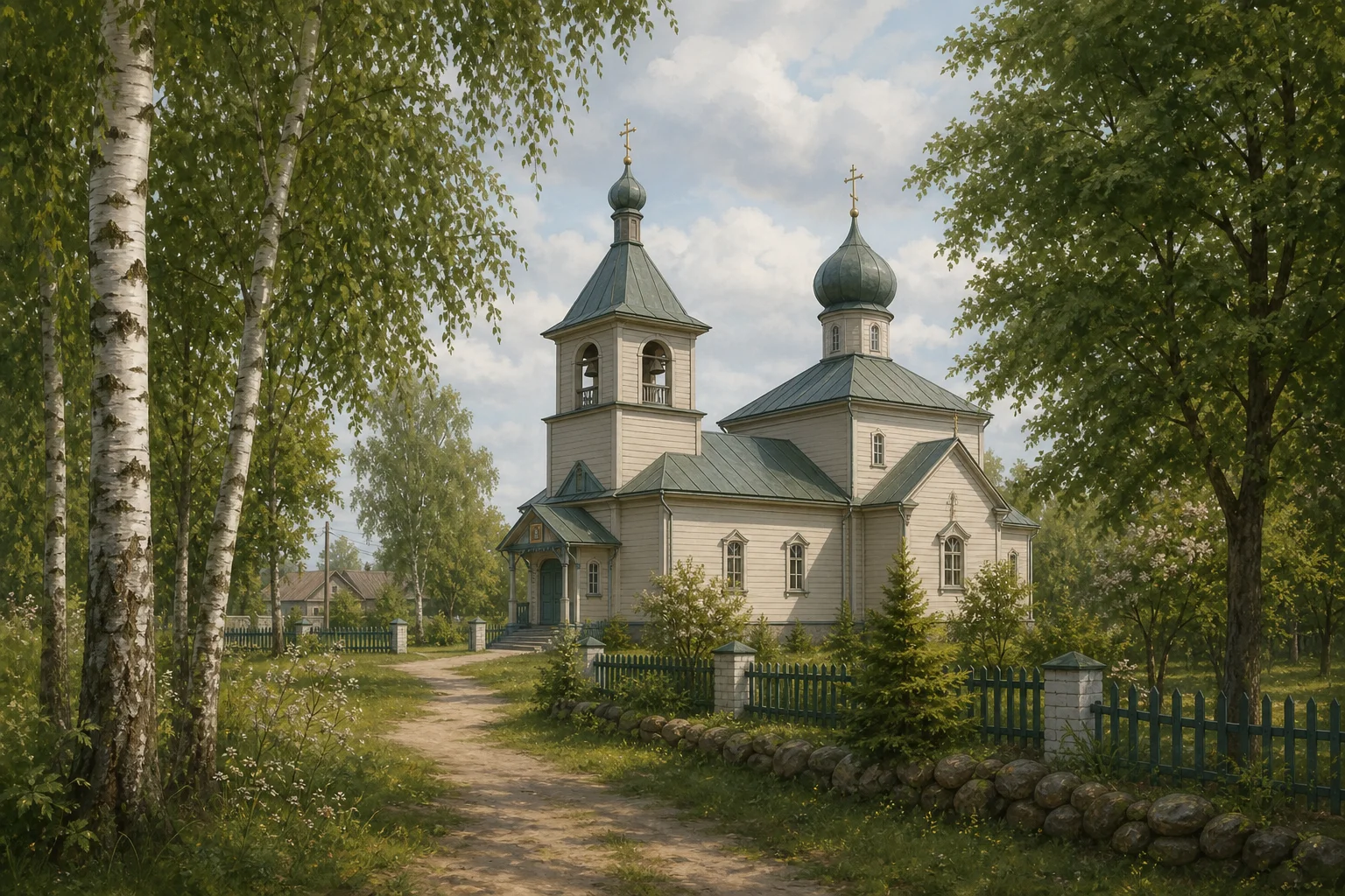 Оранчицы, церковь Крестовоздвиженская