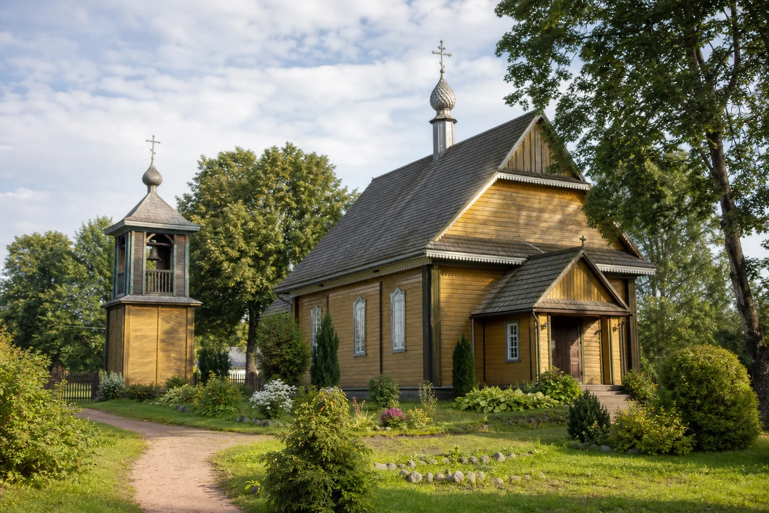 Осиногородок, церковь Покровская (дерев.)