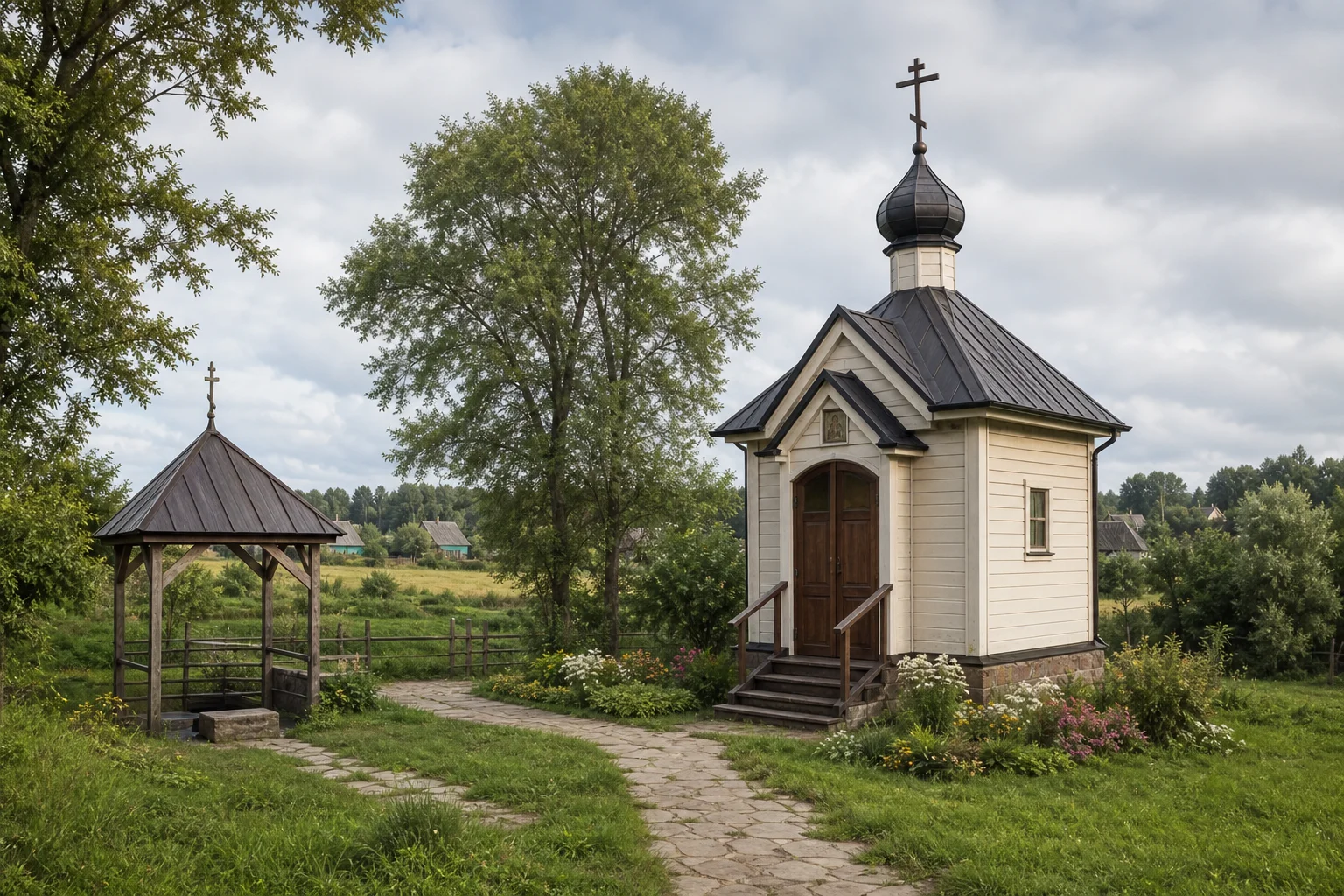 Осиповщина, часовня придорожная
