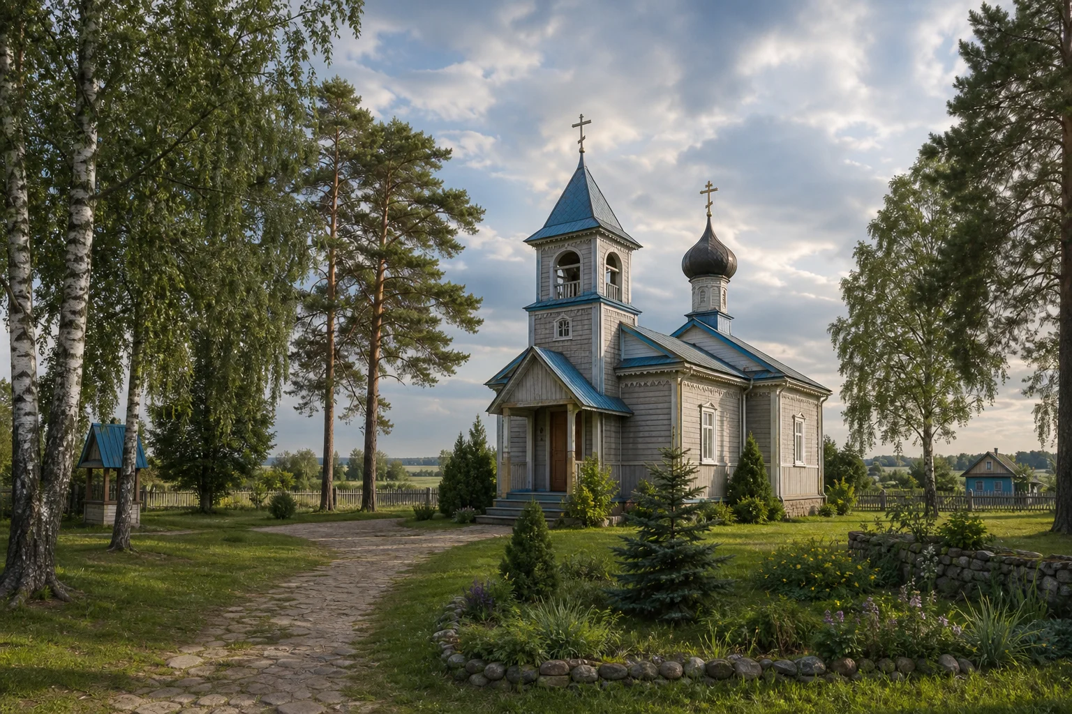 Остров, церковь св. Петра и Павла (дерев.)