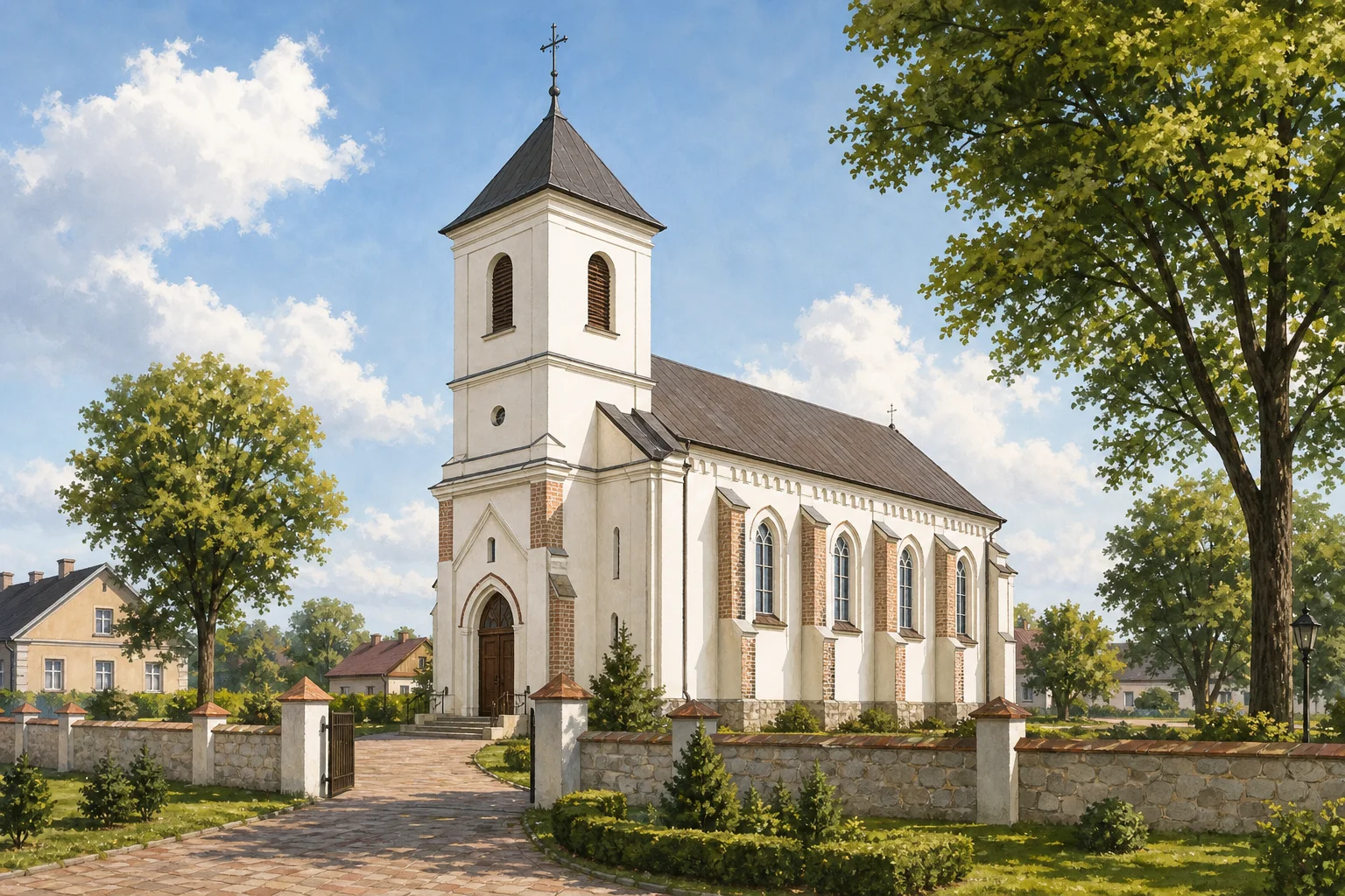 Островец, костел св. Козьмы и Демьяна
