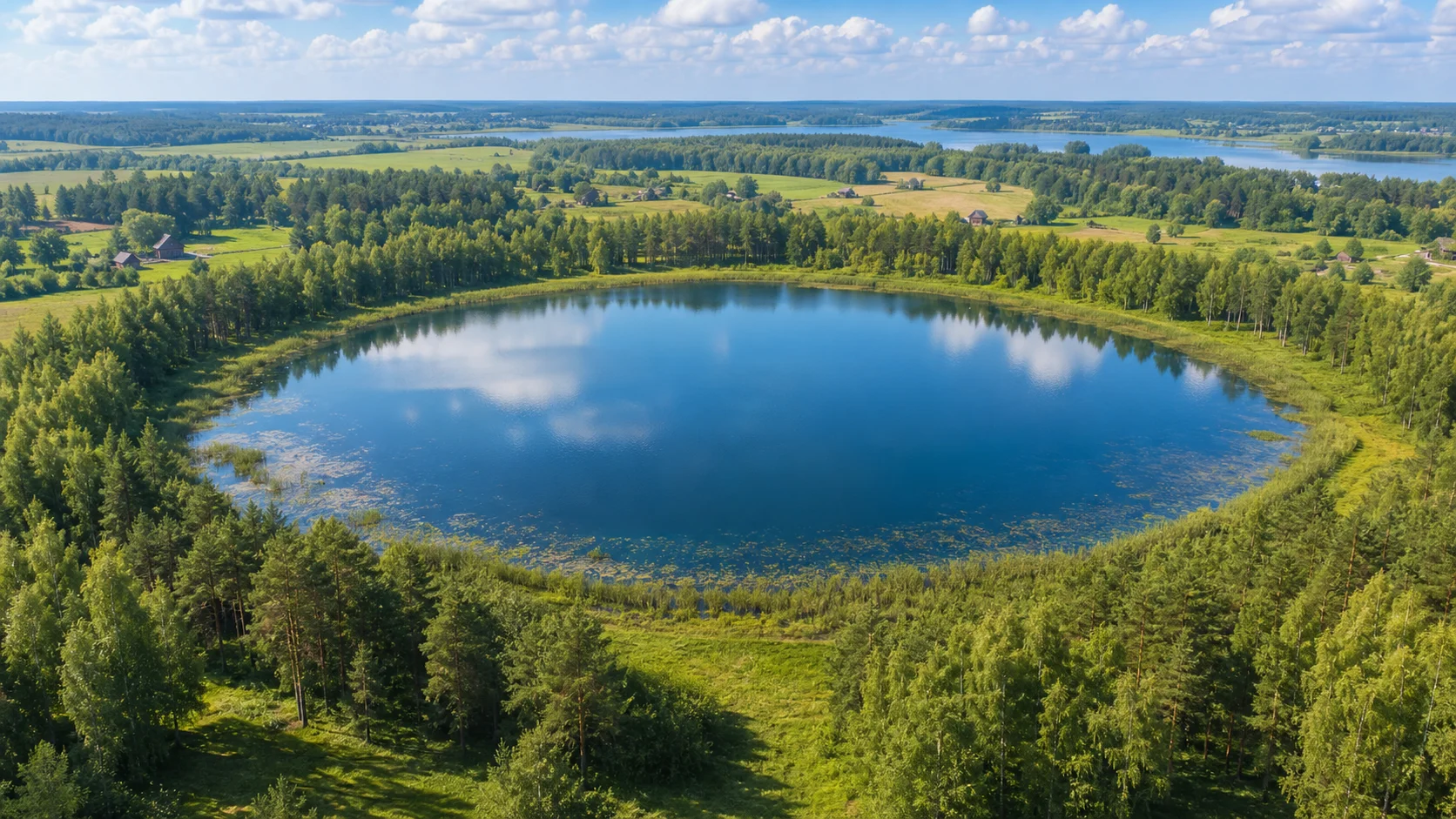 Озеро «Божье око» на Браславщине: легенда, спрятанная в круге воды