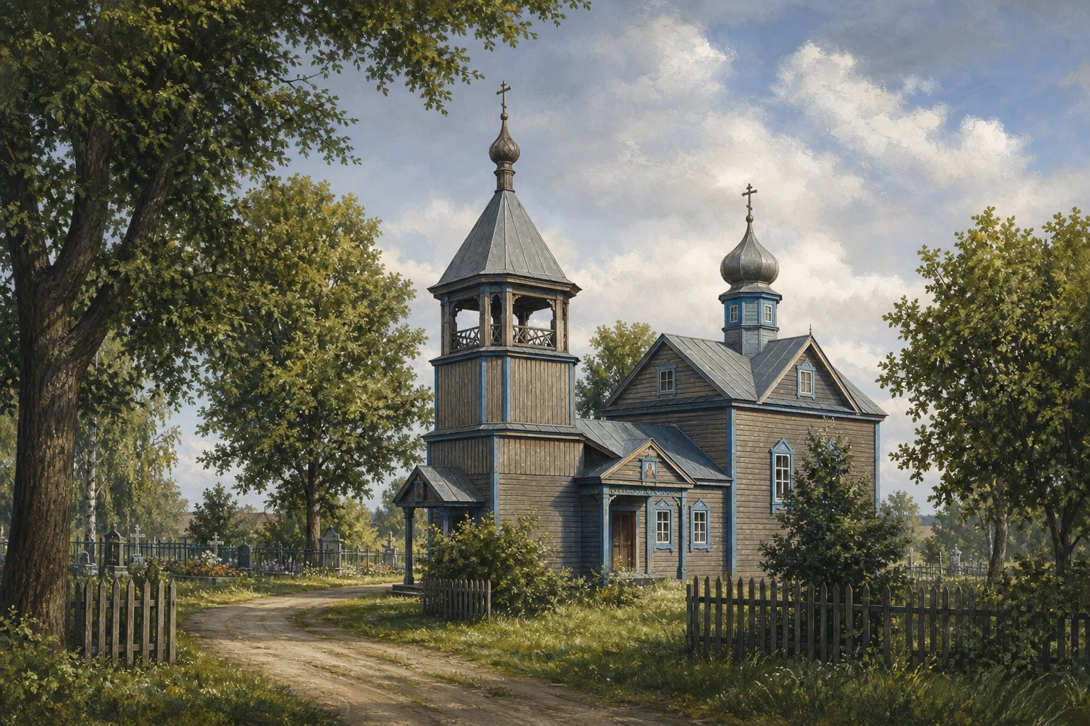 Озяты, церковь св. Николая (дерев.)