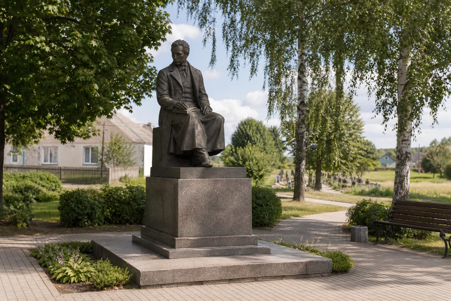 Памятник Адаму Богдановичу в Холопеничах