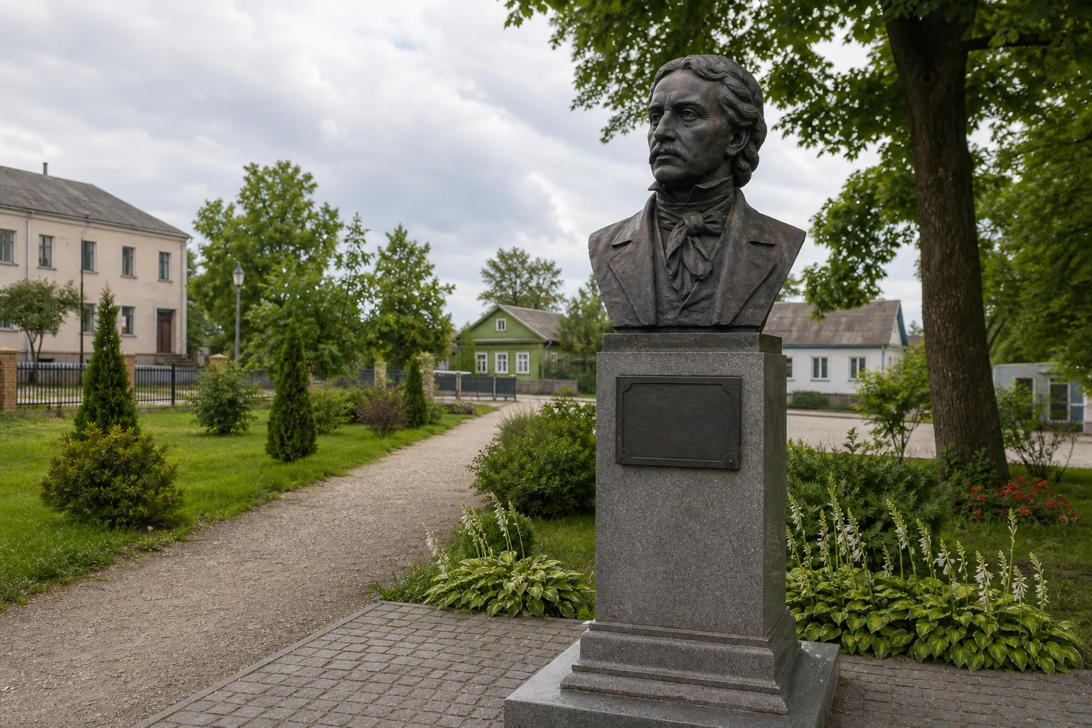 Памятник Болеславу Яловецкому в Лынтупах