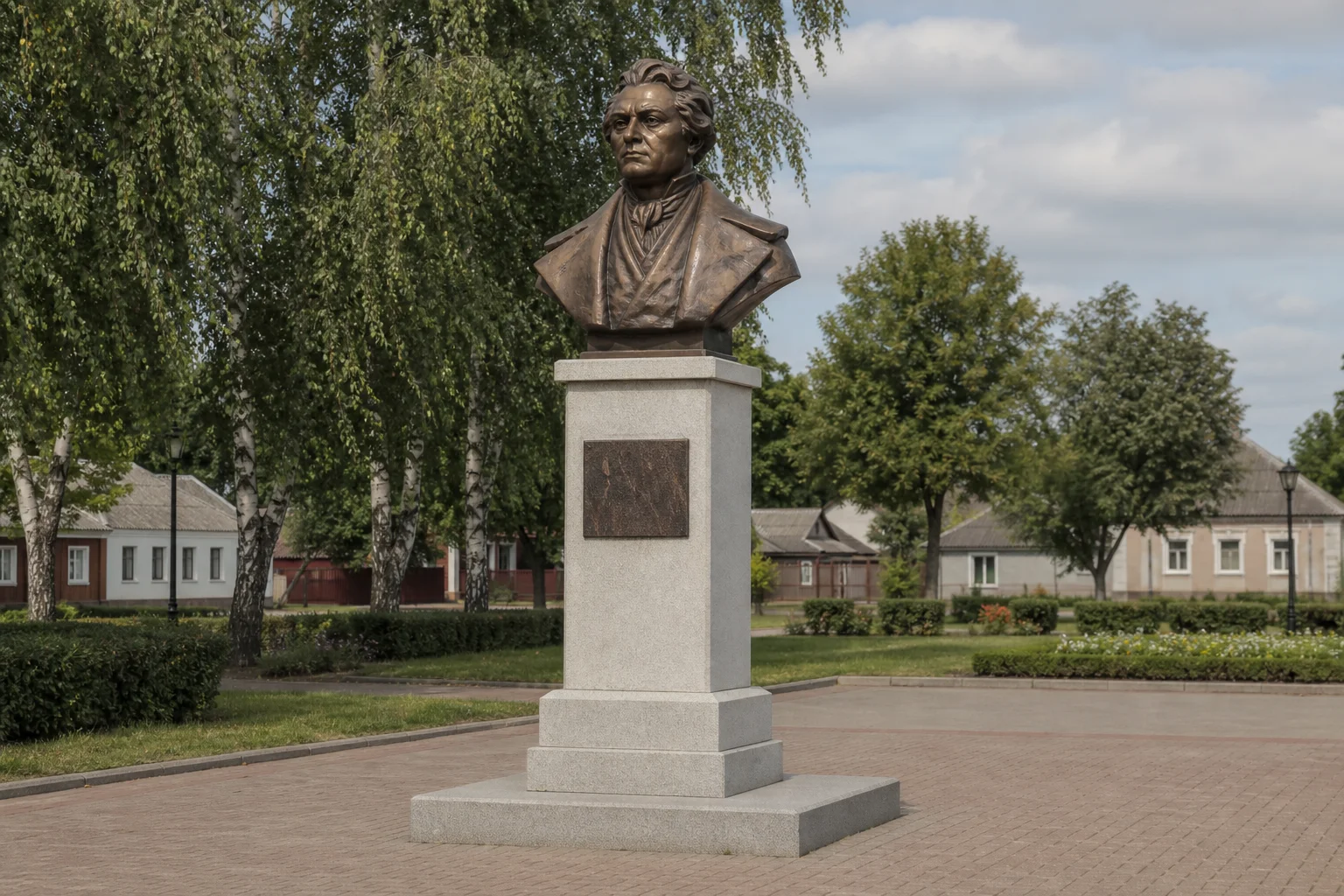 Памятник-бюст Н. И. Дементею