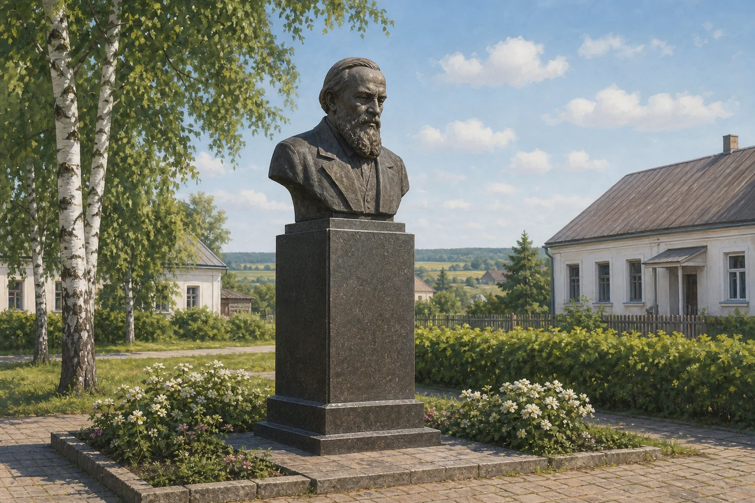 Памятник Достоевскому в Достоево
