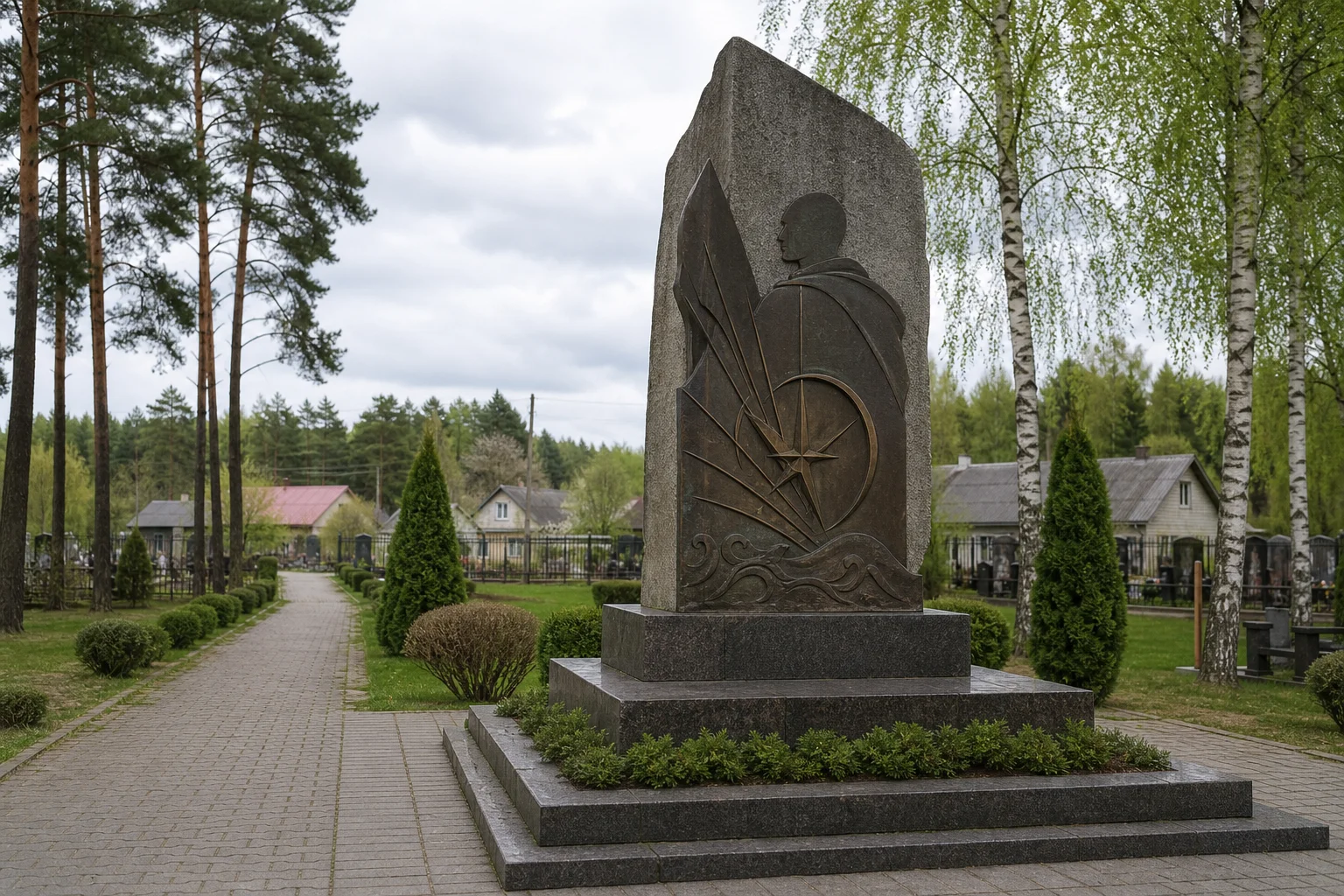 Памятник экипажу И.З. Пресайзена около Радошкович