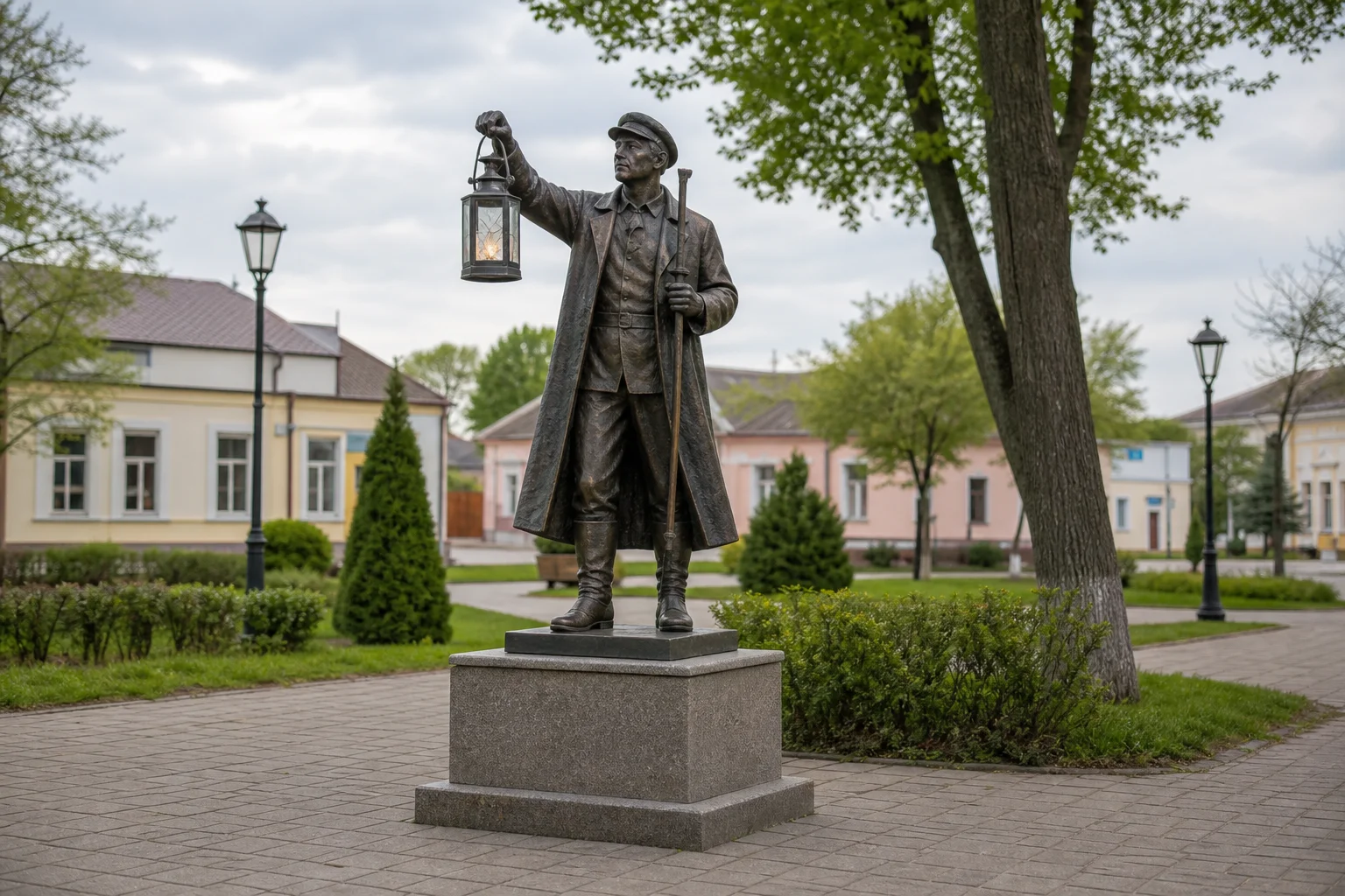 Памятник фонарщику