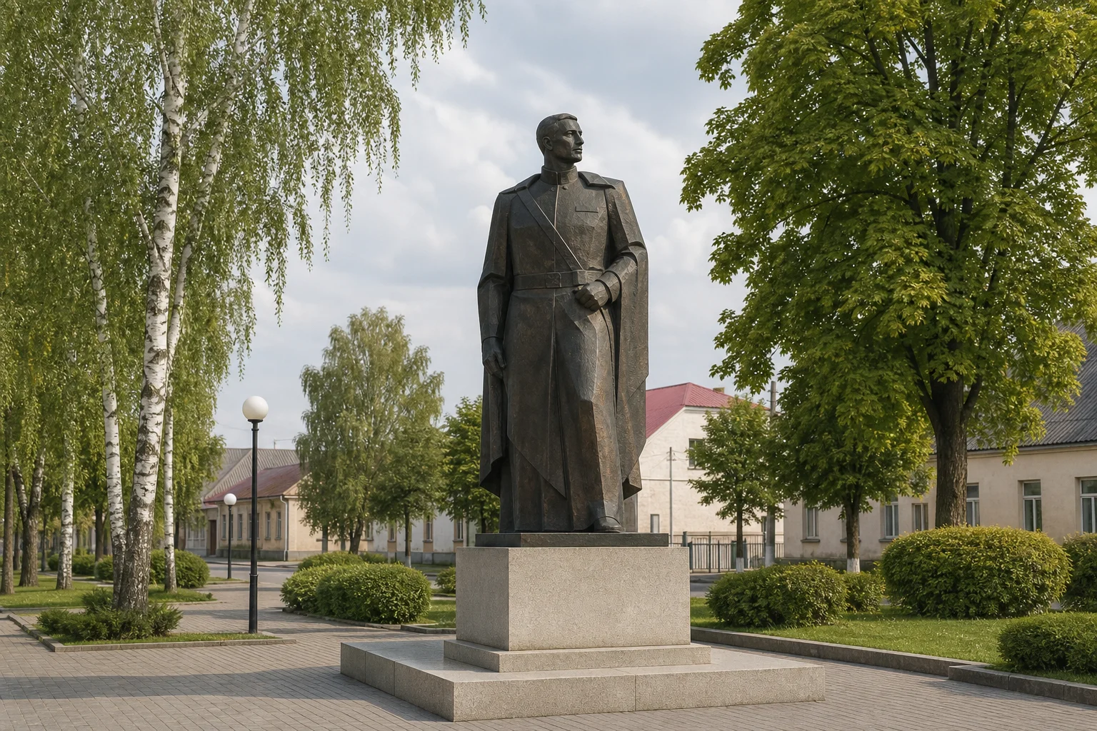 Памятник Георгию Жукову в Слуцке