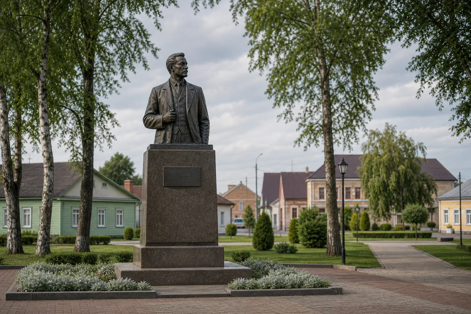 Памятник Игнату Дворчанину в Дятлово