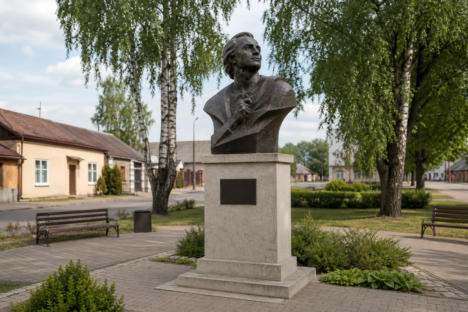Памятник Иосифу Гошкевичу в г. Островец