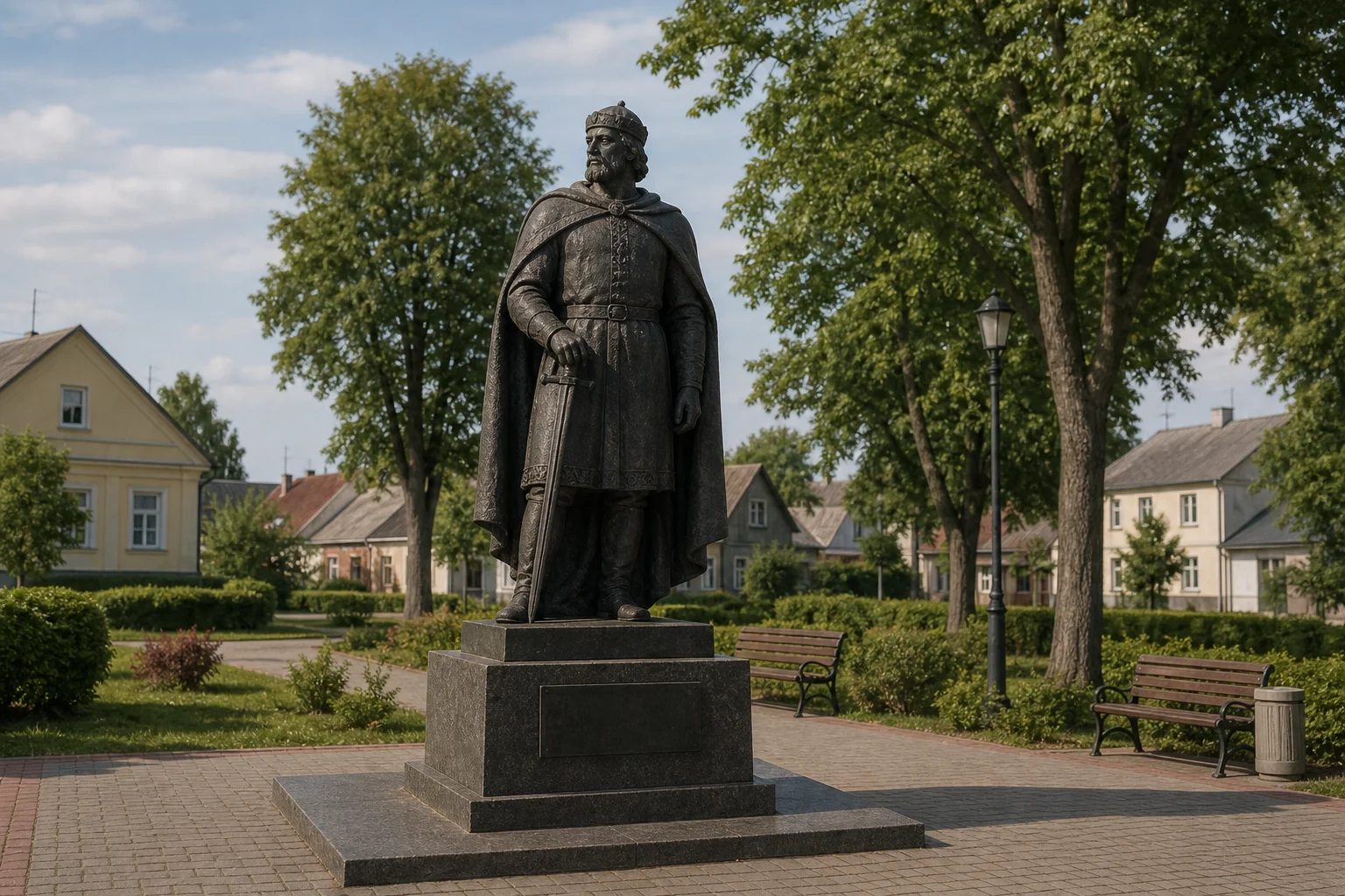Памятник князю Изяславу в Заславле