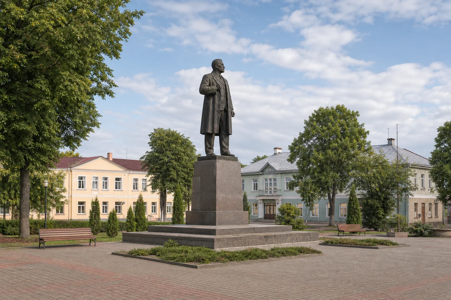 Памятник Ленину в Большой Берестовице