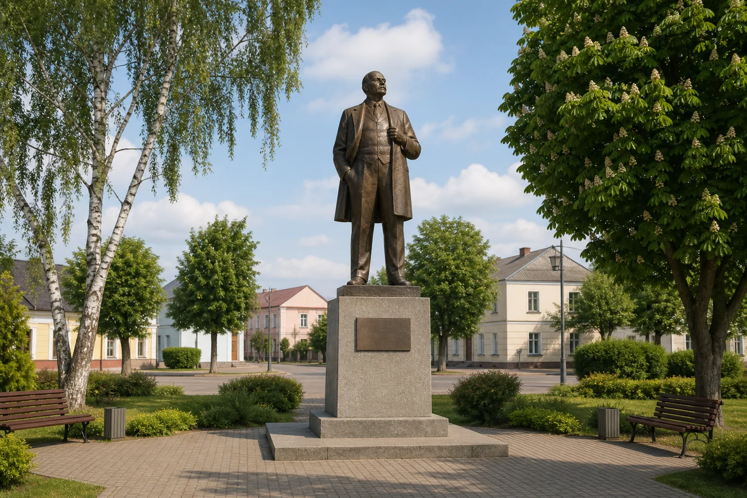 Памятник Ленину в Пружанах