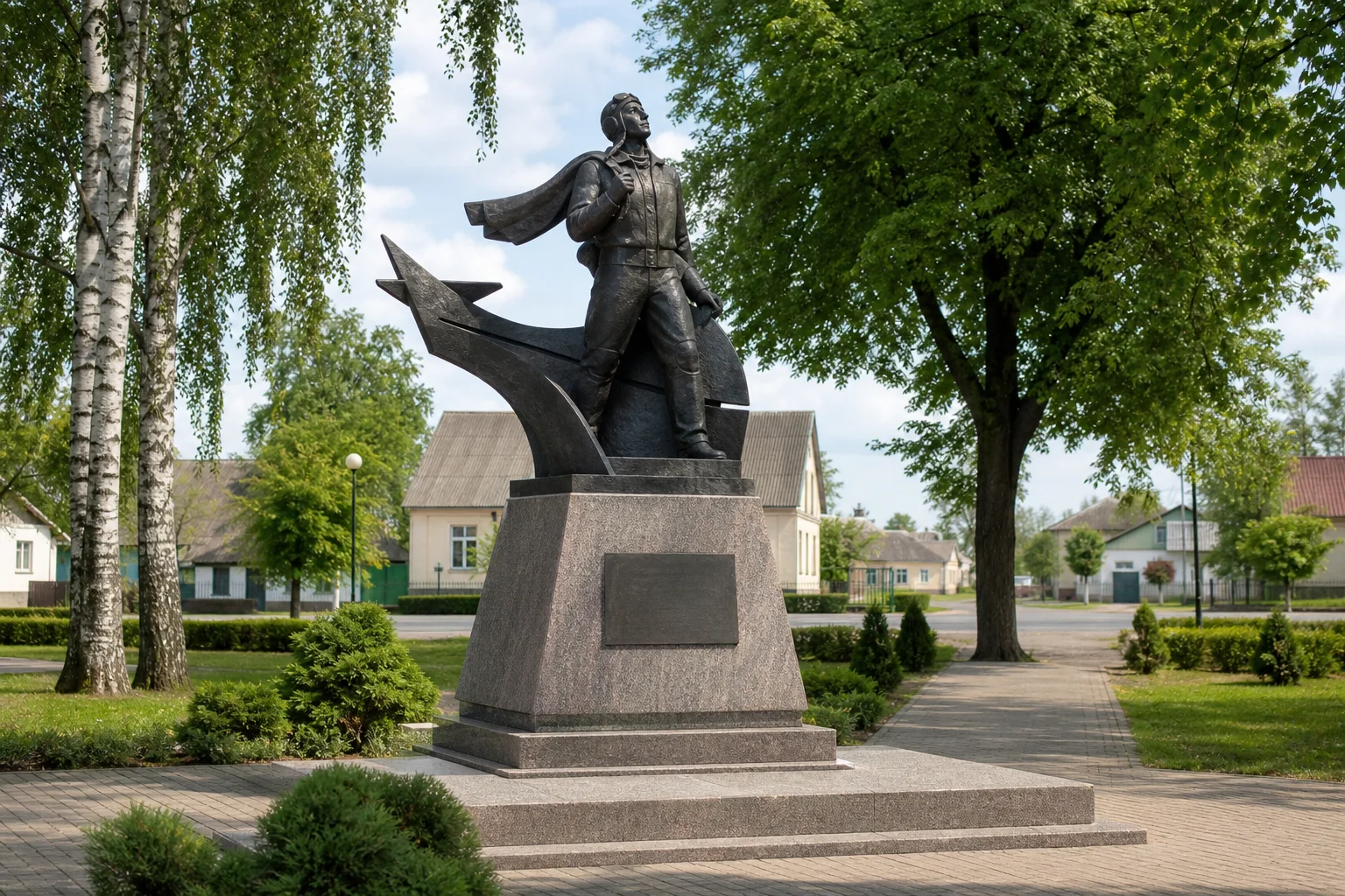 Памятник Н.Ф. Гастелло в Радошковичах