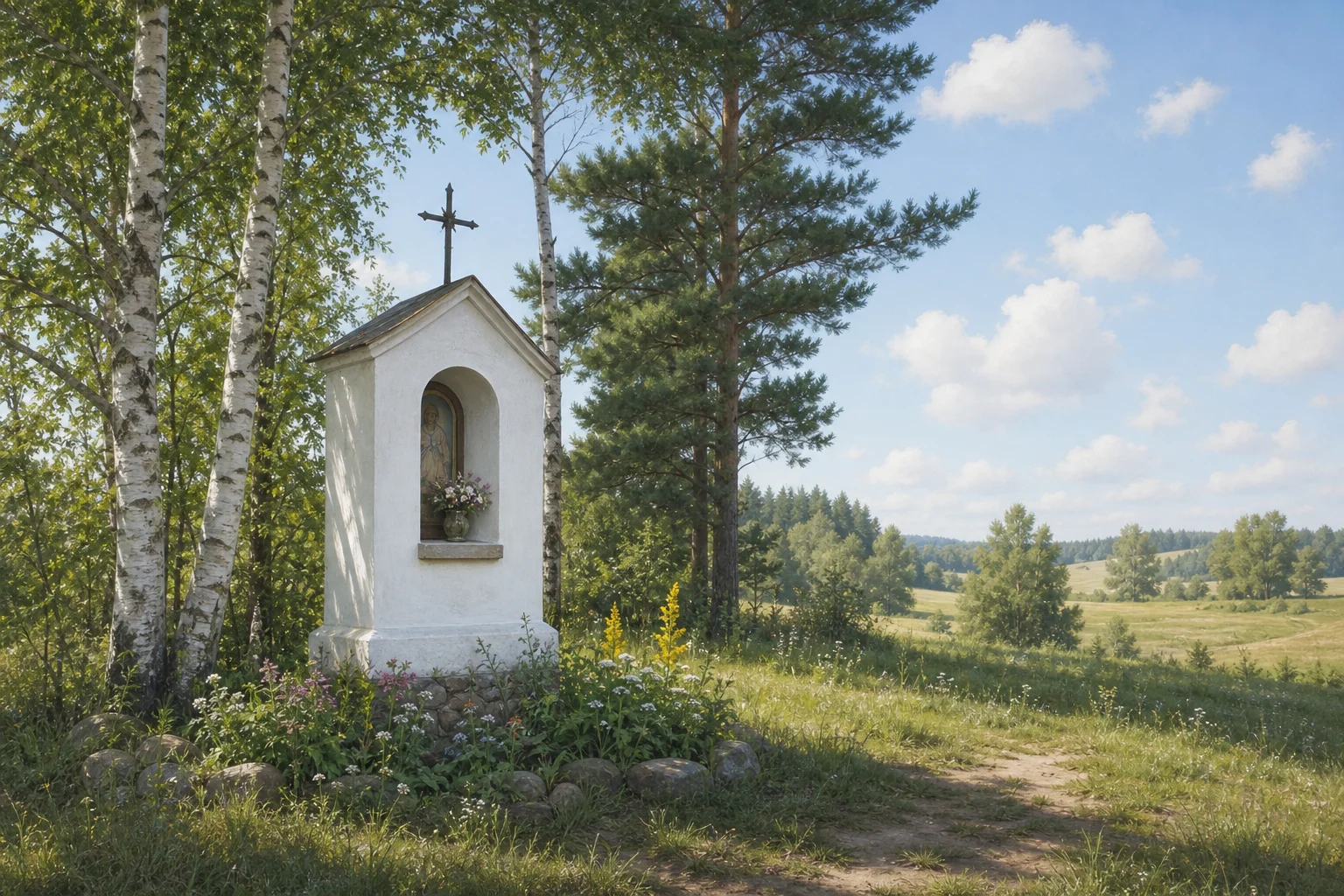 Памятник с каплицей в урочище Ардавские