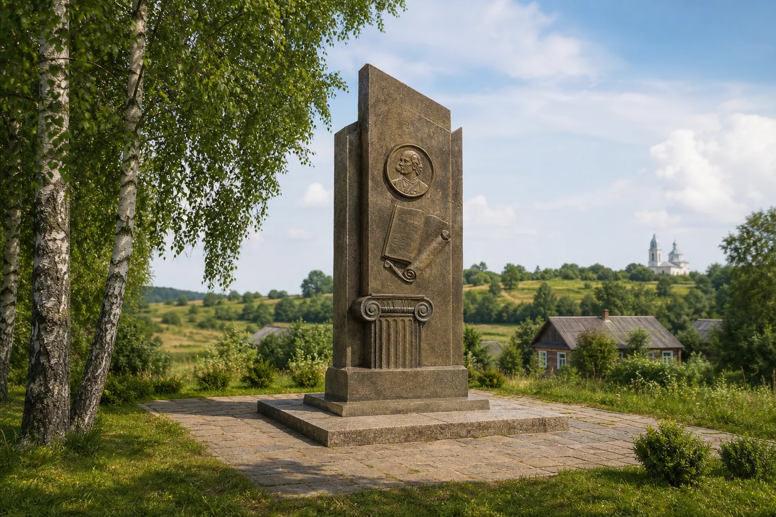 Памятник в честь первой Конституции в Леонполе