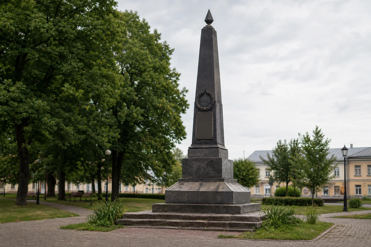 Памятник в честь победы русских войск в Отечественной войне 1812 года в Молодечно