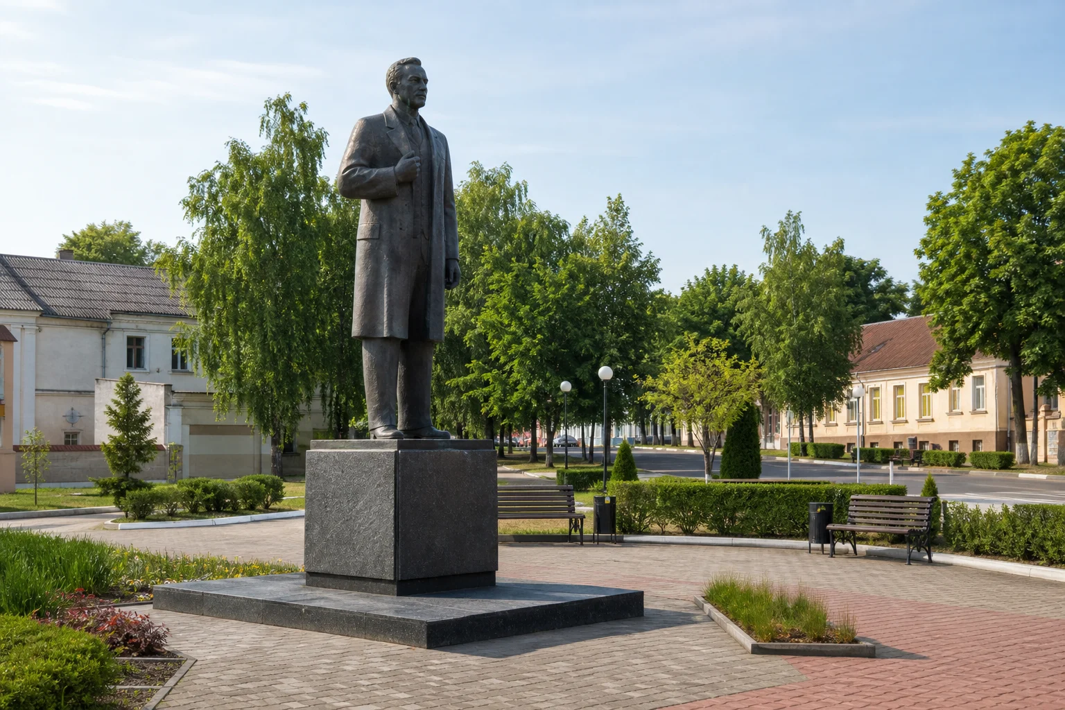 Памятник В.И.Ленину в Мозыре