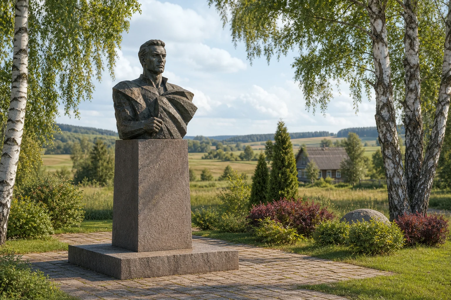 Памятник Владимиру Карвату в Арабовщине