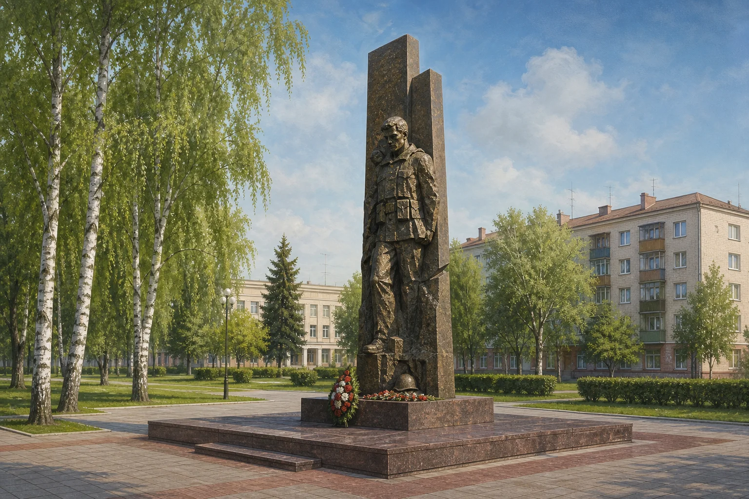 Памятник воинам-интернационалистам в Бобруйске