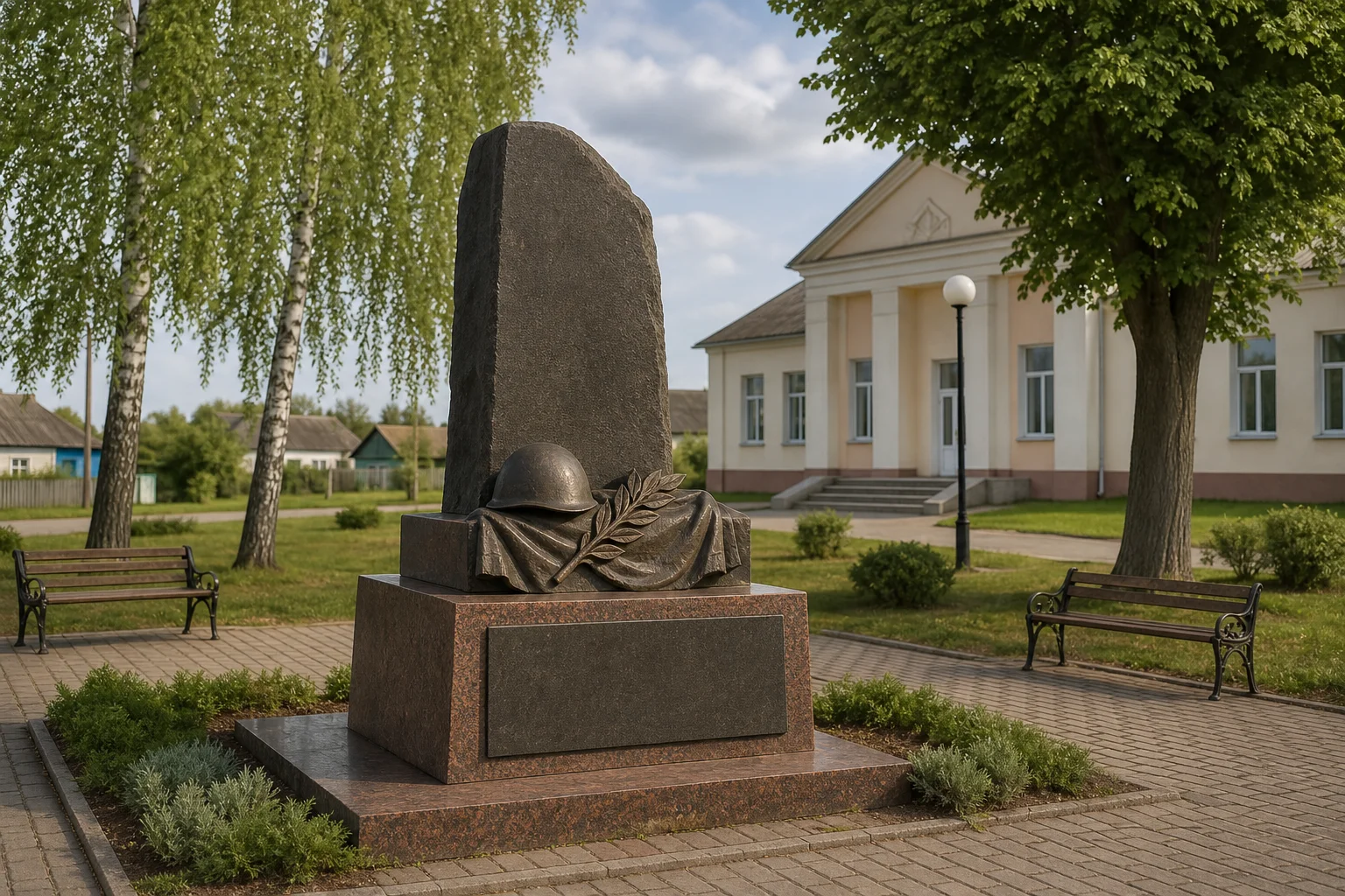 Памятник воинам-землякам в д. Шищицы
