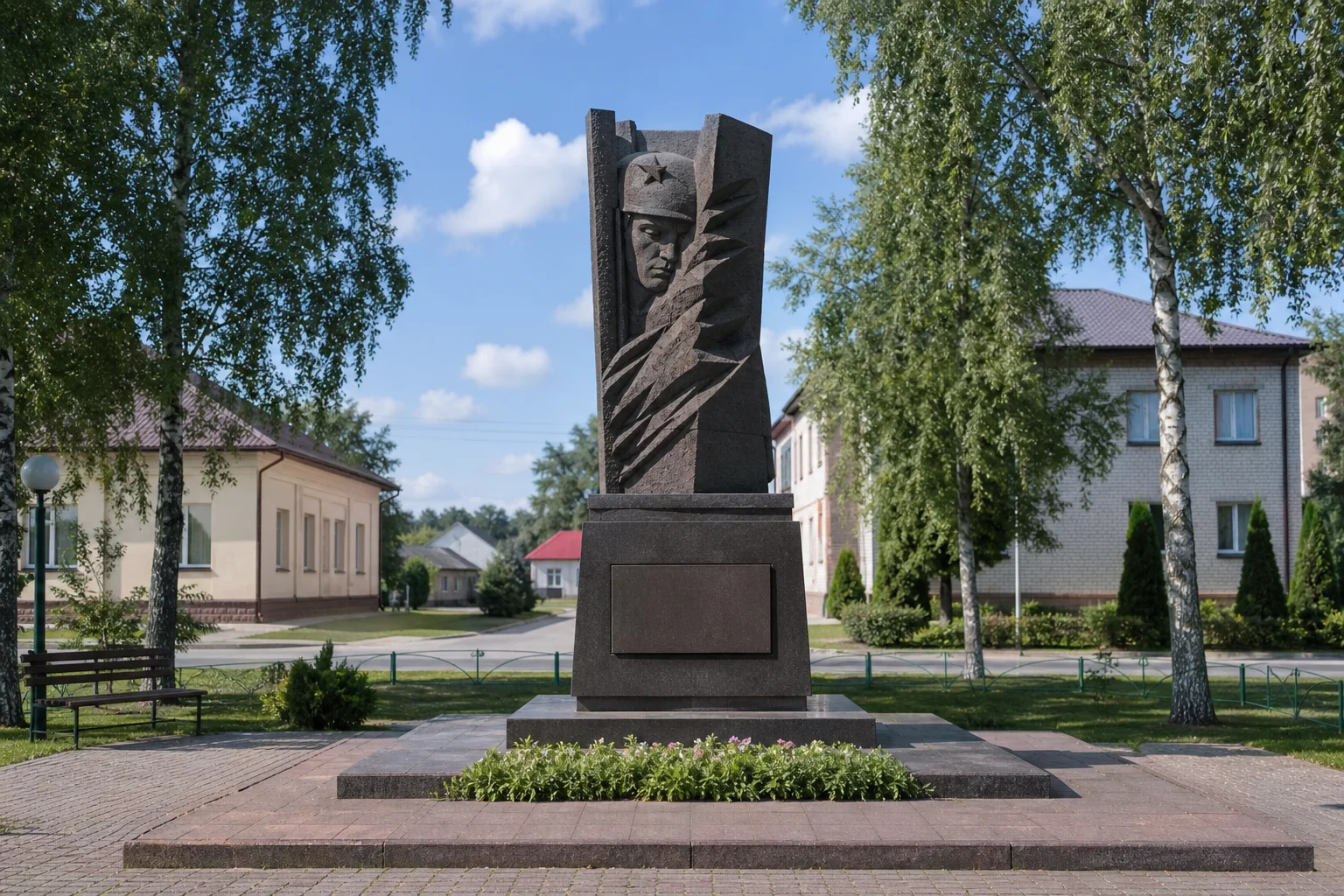 Памятник воинам-землякам в д. Заполье