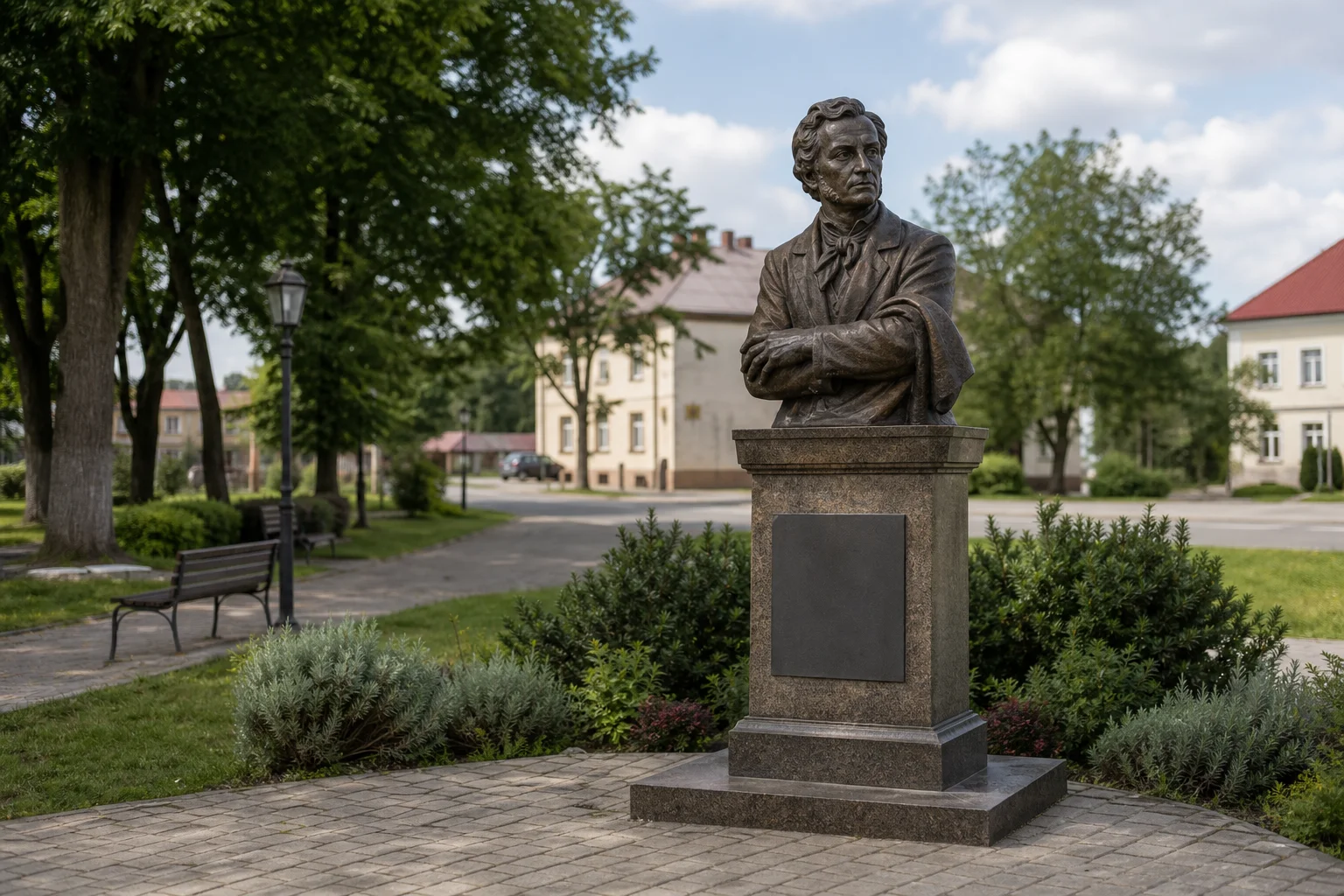 Памятник Яну Чечоту в Кореличах