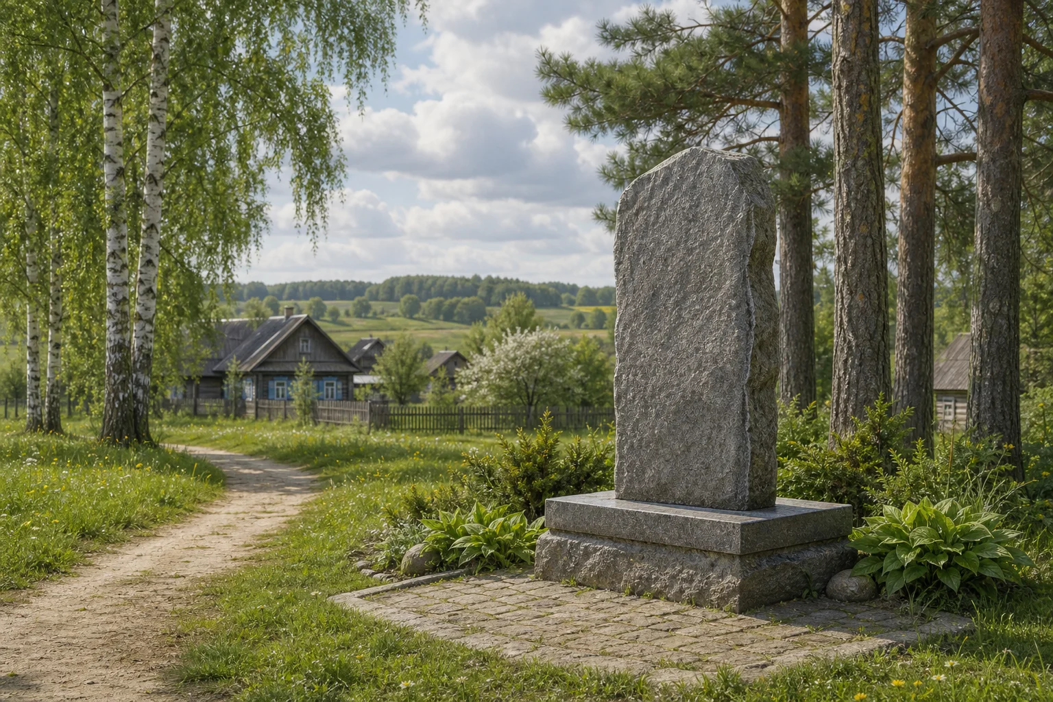 Памятный знак А.И. Вериго-Даревскому в аг. Кубличи