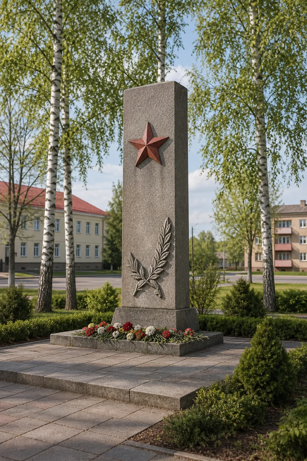 Памятный знак воинам Красной армии в Кировске