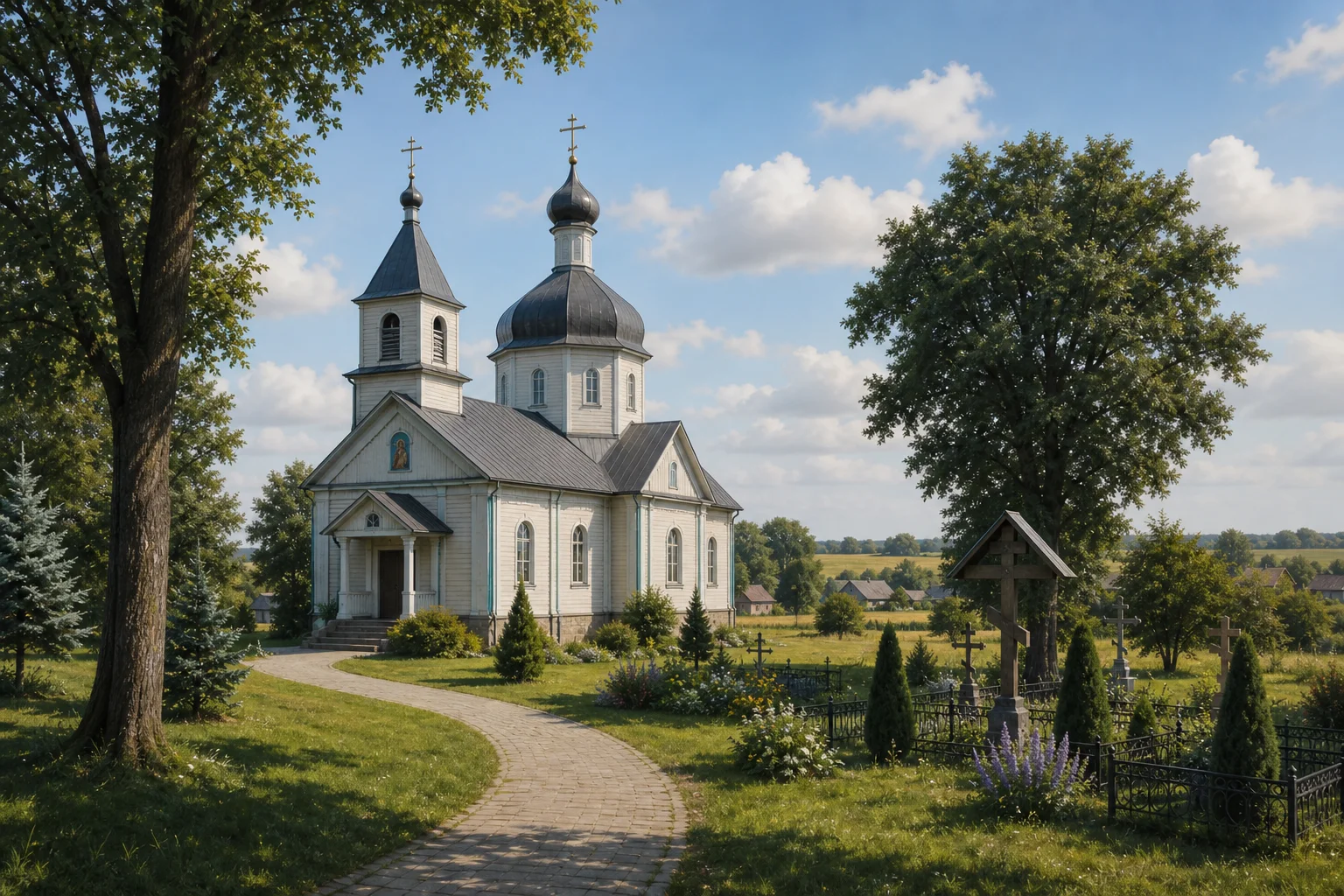 Перковичи. Церковь Успения Пресвятой Богородицы