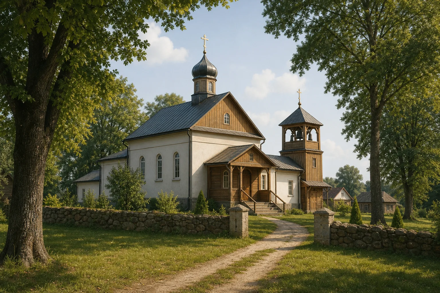Перковичи. Усадьба Вислоухов. Церковь Пресвятой Богородицы