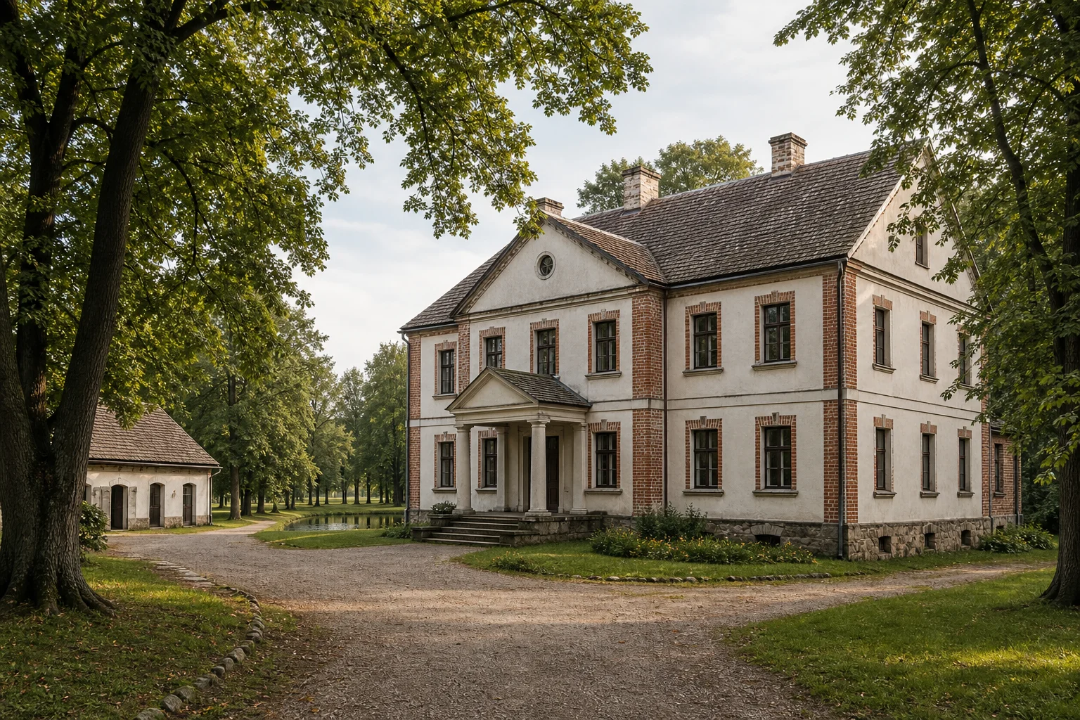 Першаи, усадьба Тышкевичей