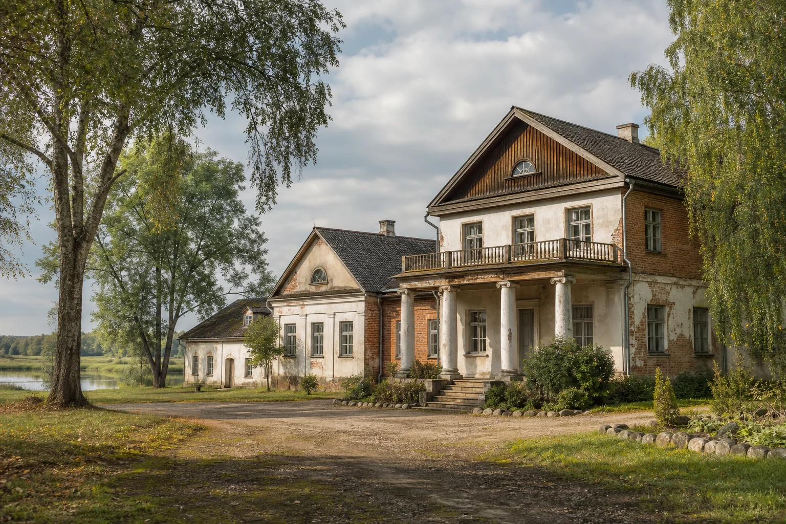 Пламя, усадьба Святских "Старая Белица"