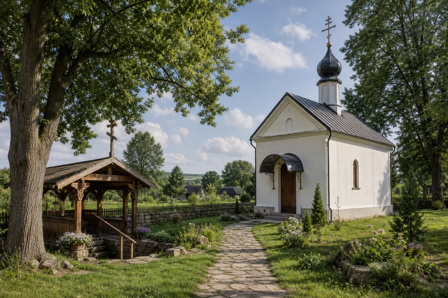 Поддубно. Часовня погибшим в битве с Наполеоном 1812 года
