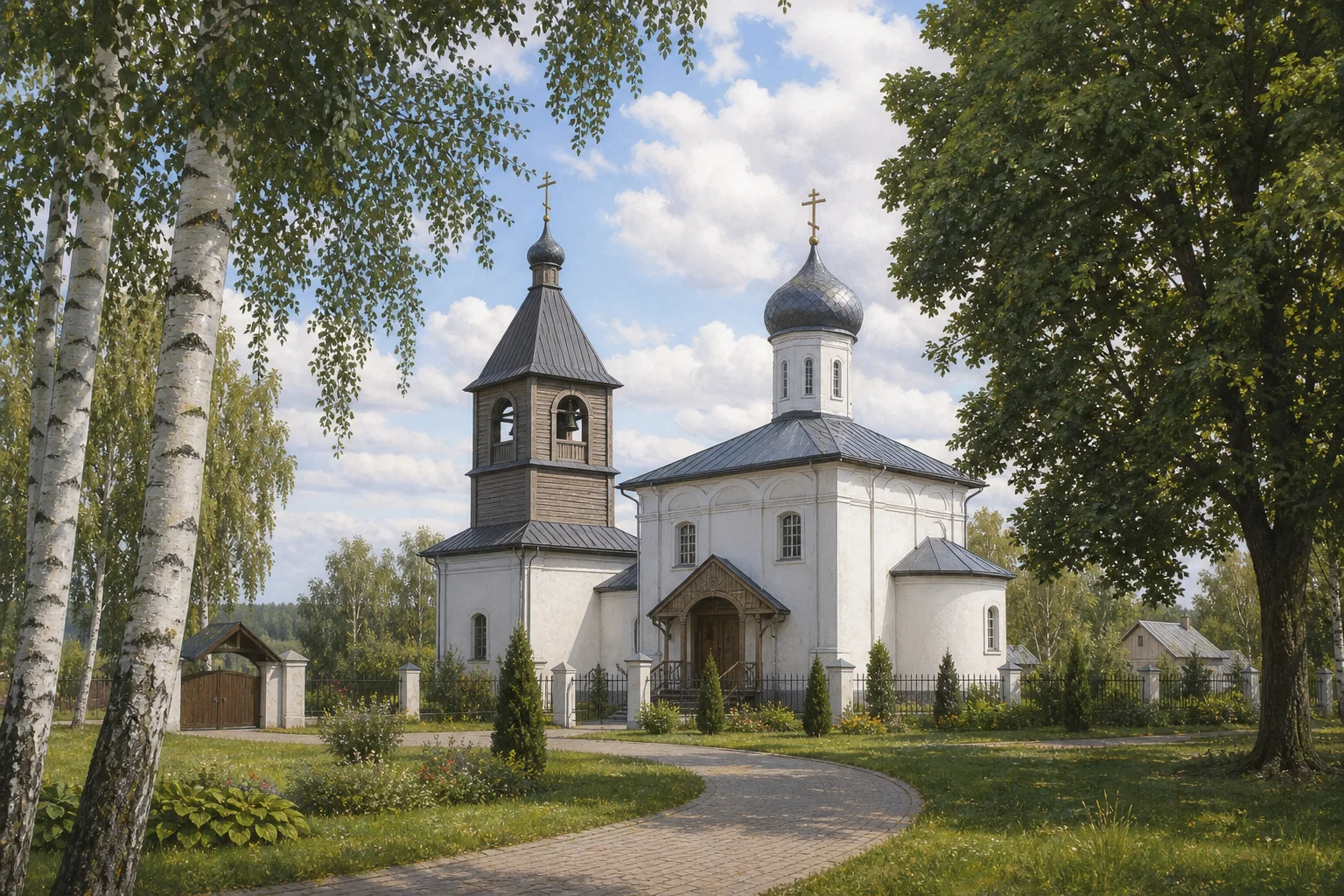 Покровская церковь в Октябрьском