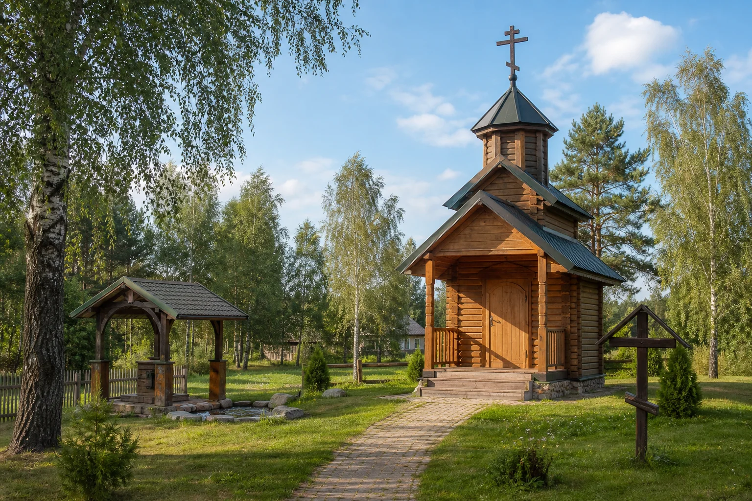 Полонечка, часовня правосл. (дерев.)